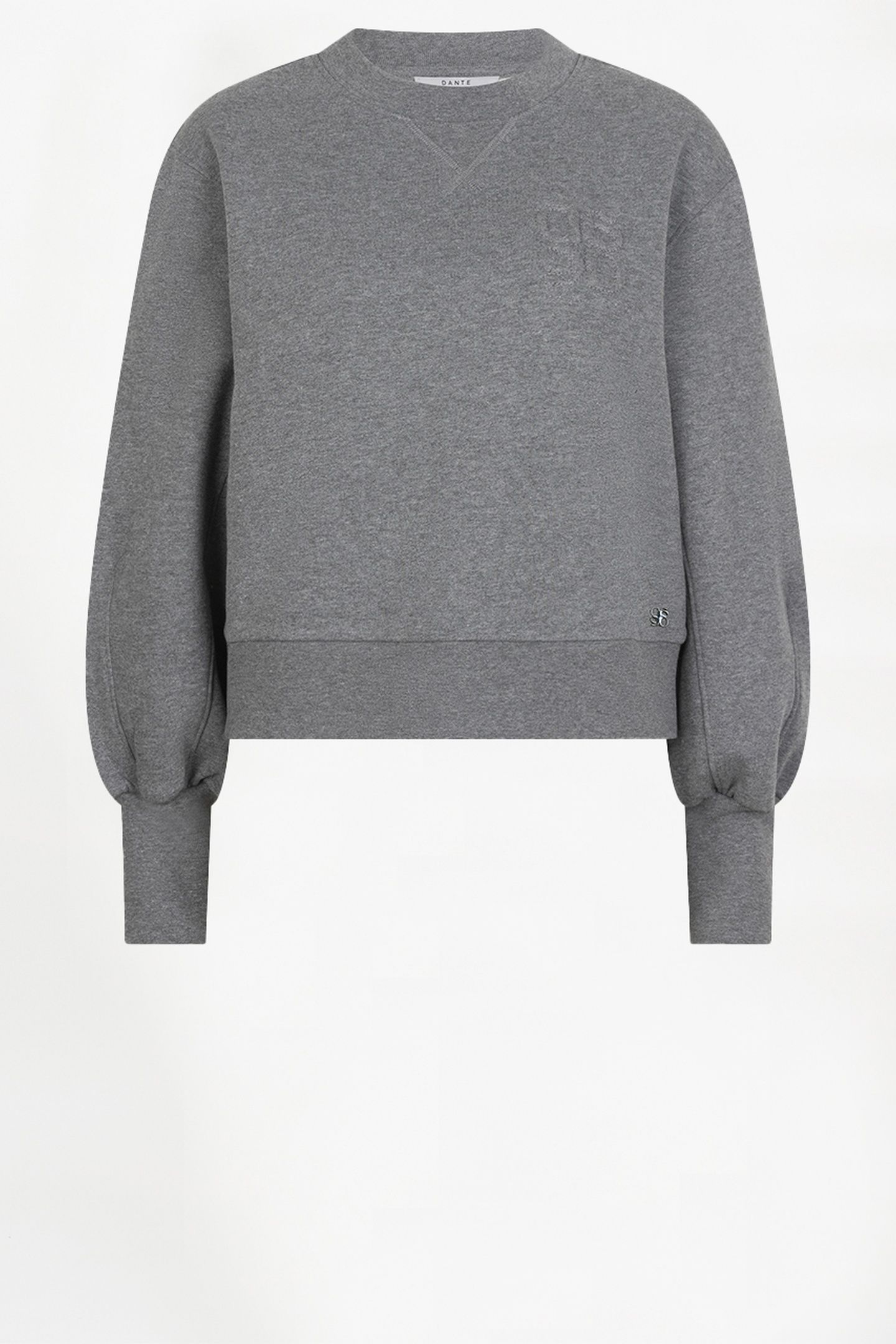 LISON LOGO SWEATER GRANITE GREY MELANGE 4