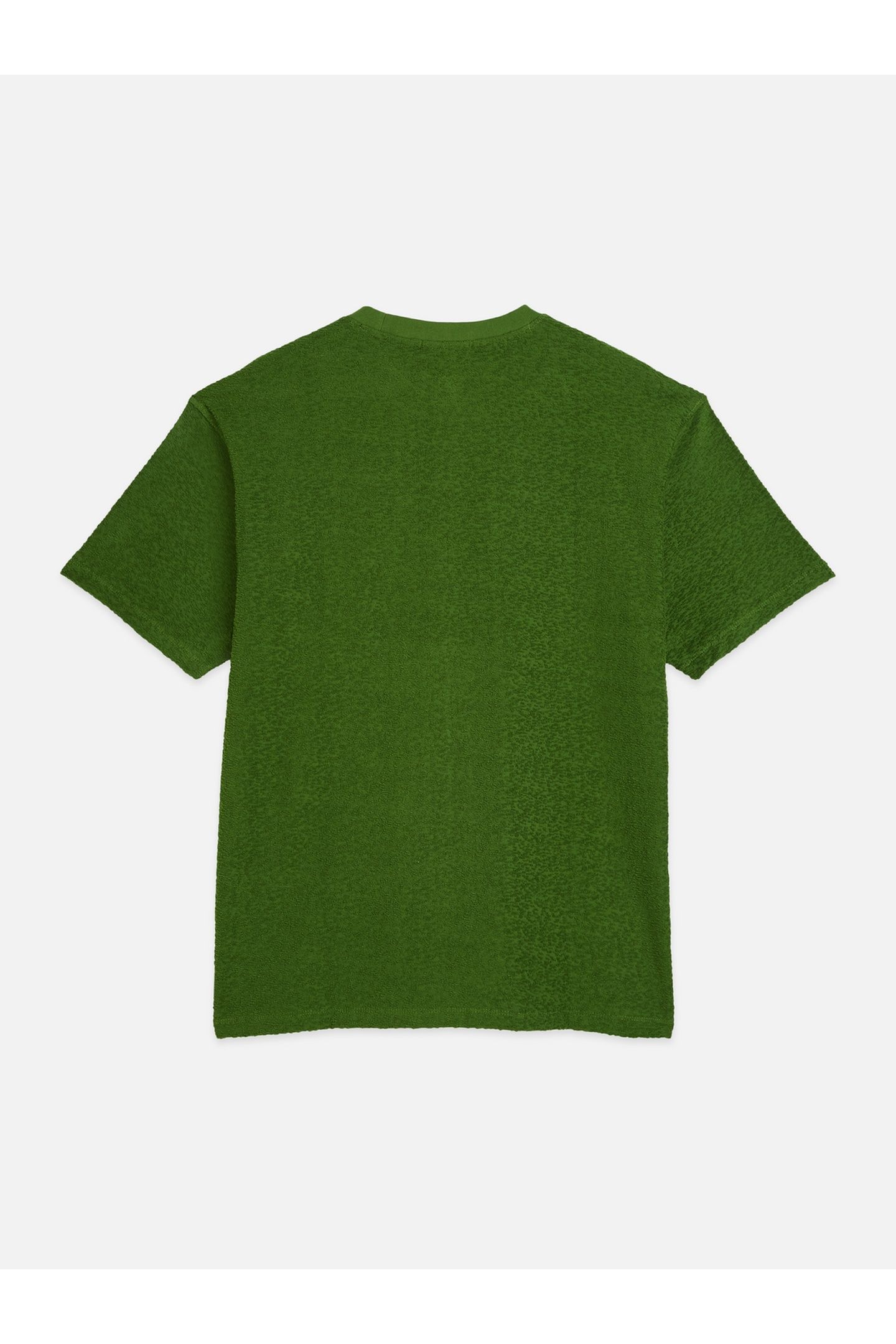 JACQUARD TOWELLING RELAXEDFIT TSHIRT DARK GREEN 2