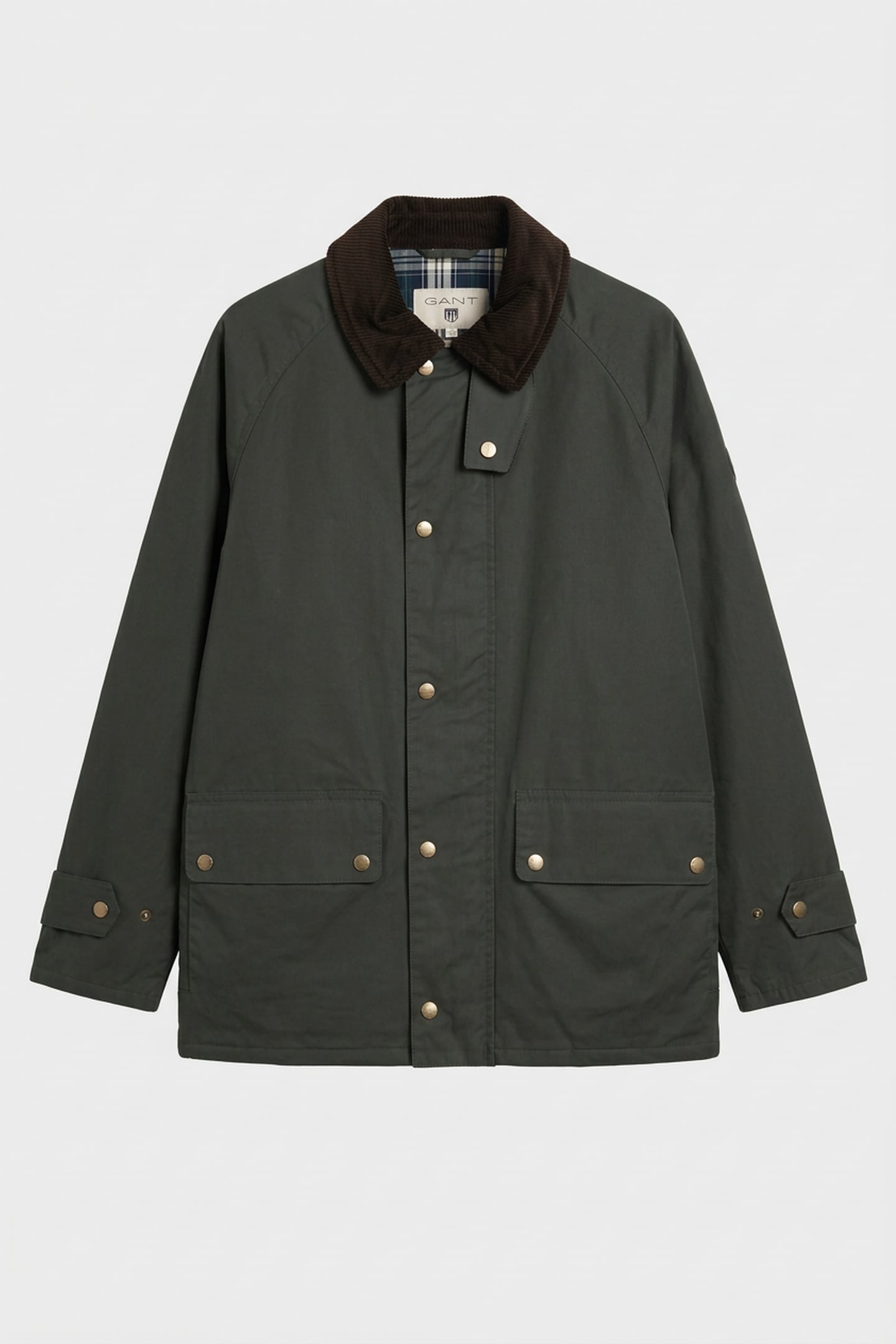 WAXED BARN JACKET WOODY GREEN 3