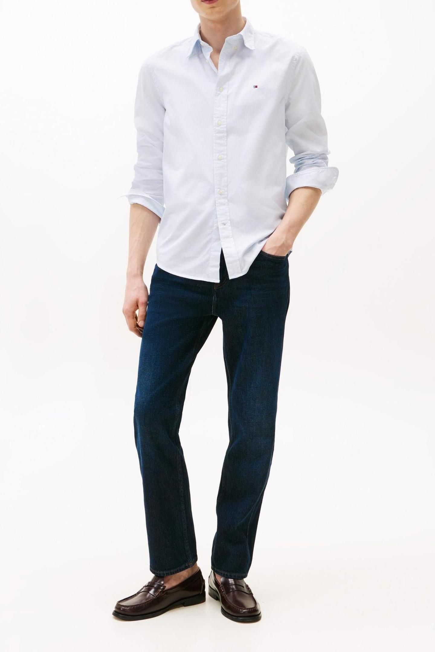 FLEX POPLIN MINI PRINT OPTIC WHITE PRT 1