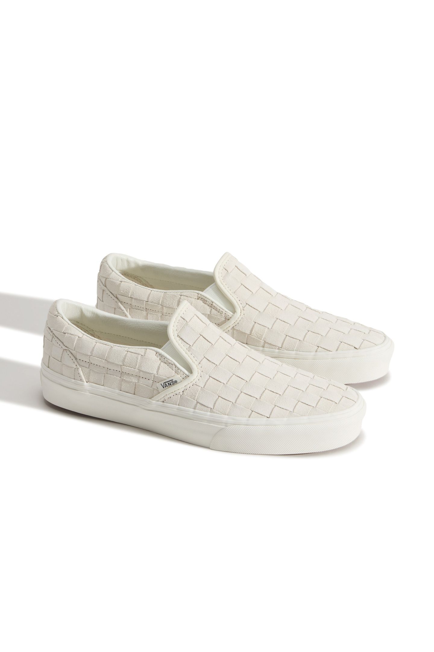 UNISEX CLASSIC SLIP-ON WOVEN SUEDE MARSHMALLOW 2