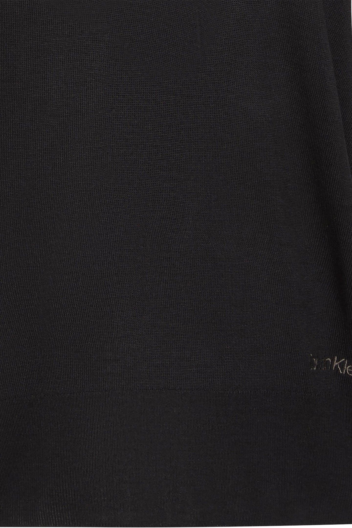 FINE GAUGE VISCOSE SWEATER BLACK 3