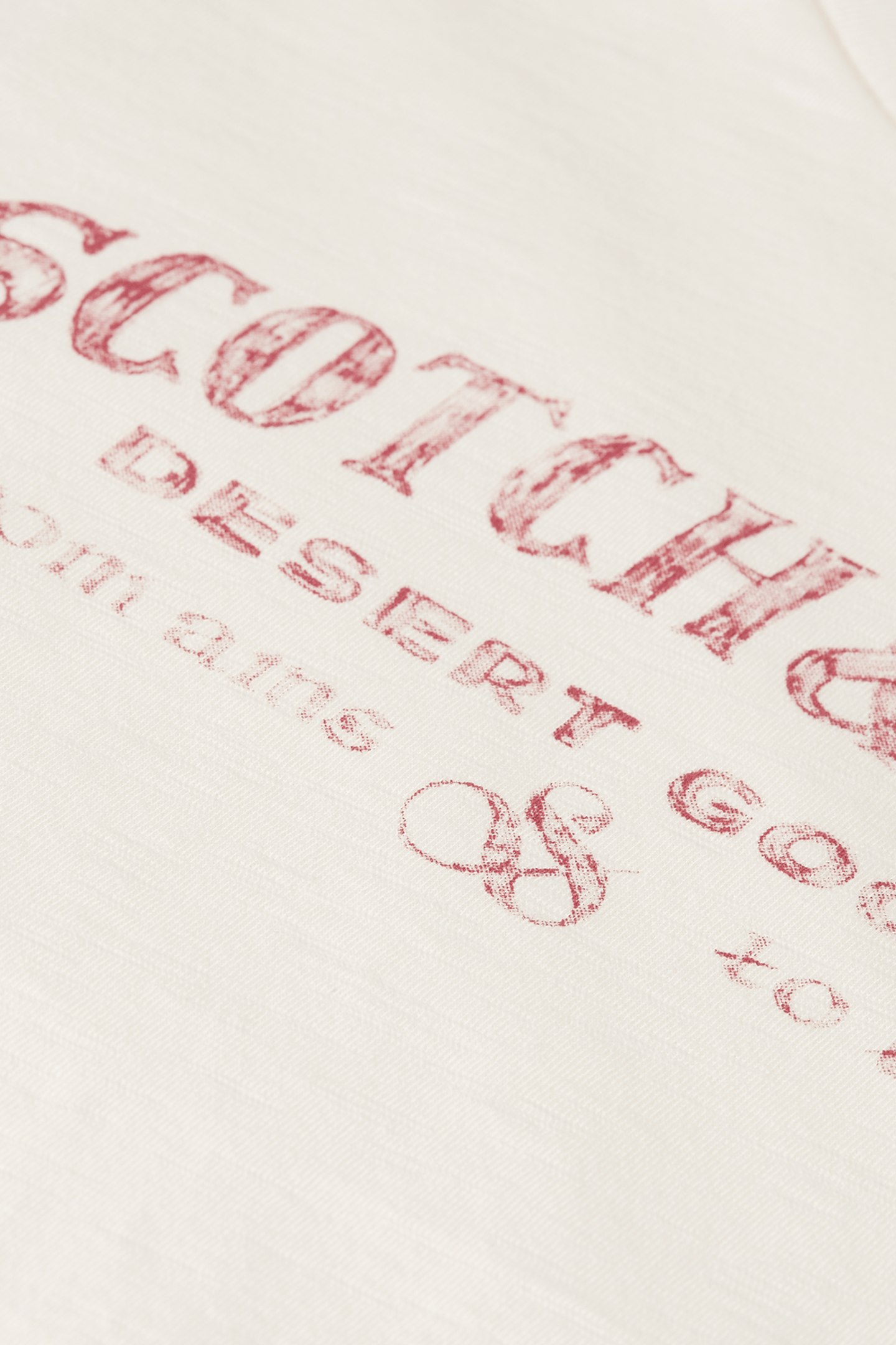 ARTWORK T-SHIRT WITH SIDE KNOT EGGNOG 7
