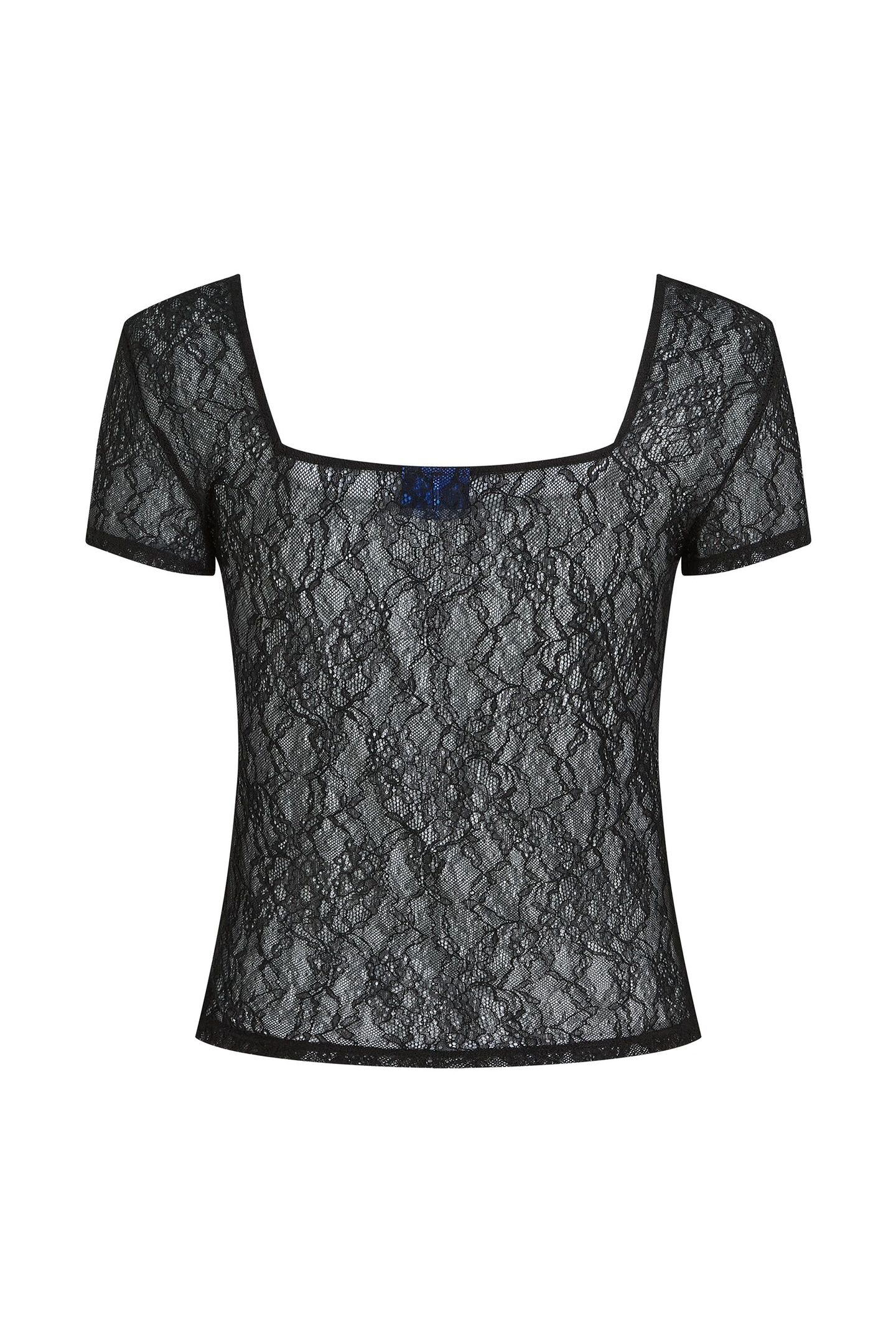 KLJ SS LACE TOP BLACK 5