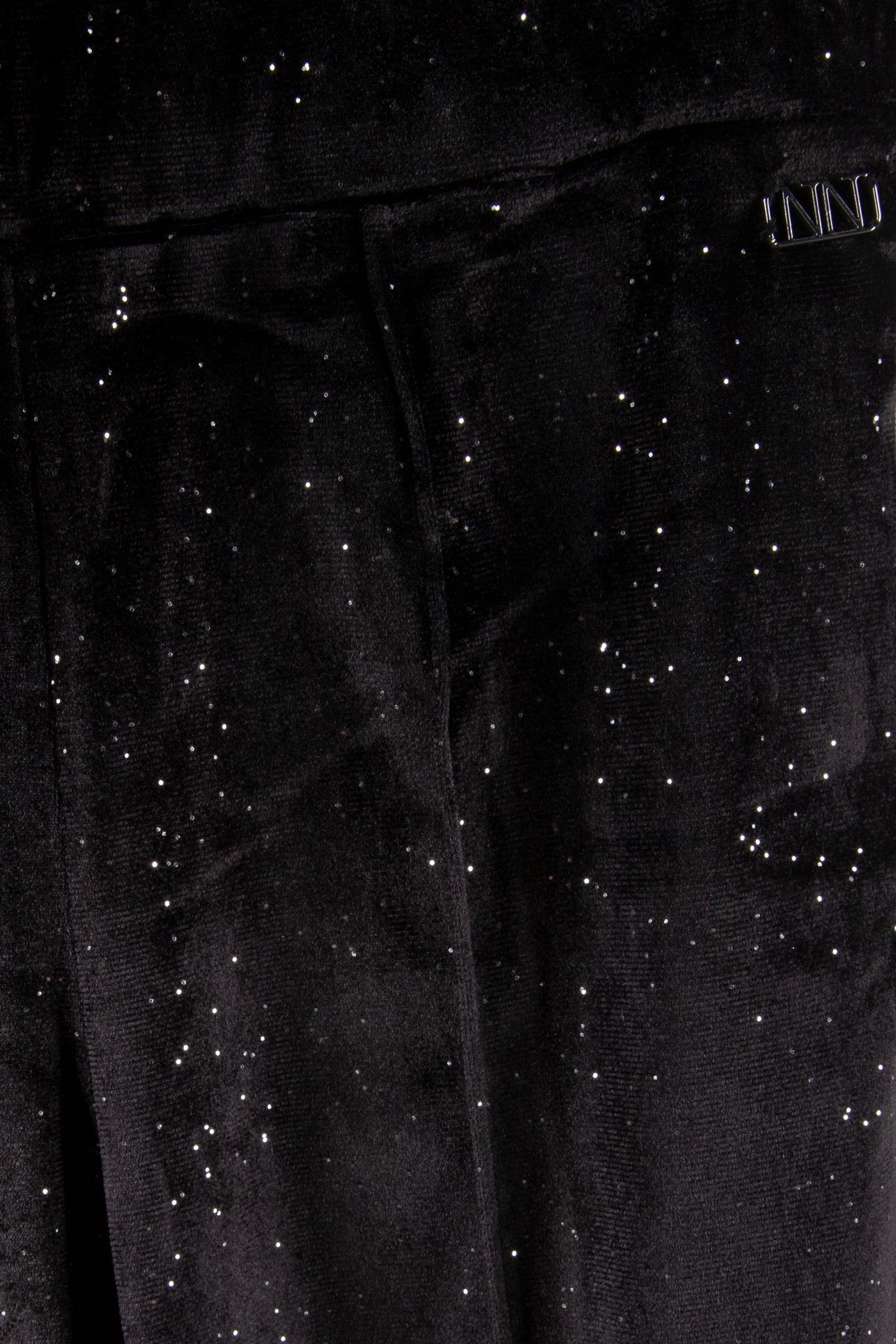 FILEA SPARKLE VELVET PANTS BLACK 4