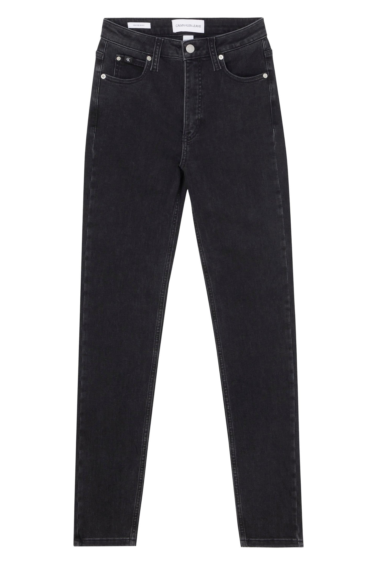 HIGH RISE SKINNY DENIM BLACK 4