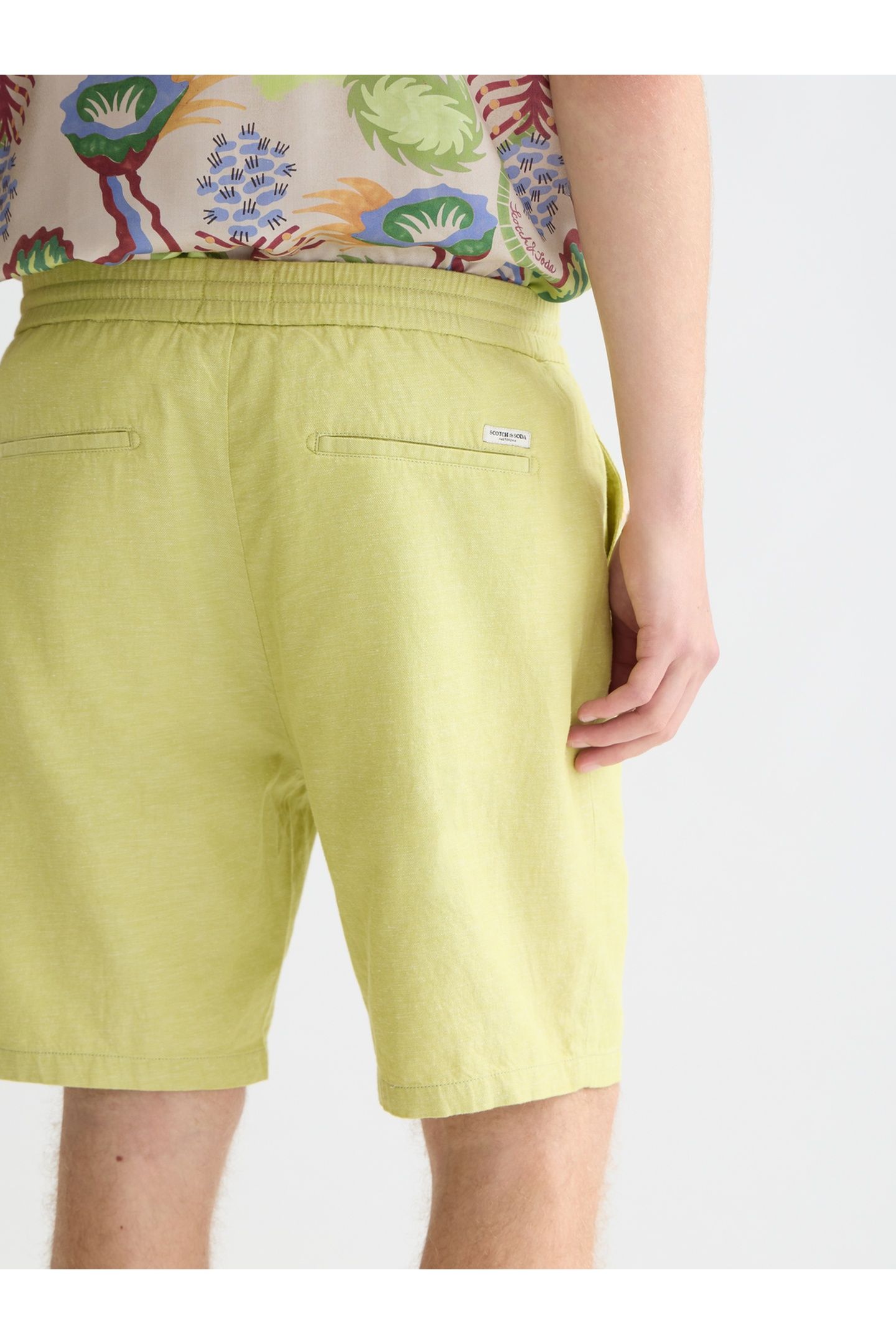 SEASONAL CORE FAVE COTTON LINEN REGULARFIT CHINO SHORTS ALLI 4