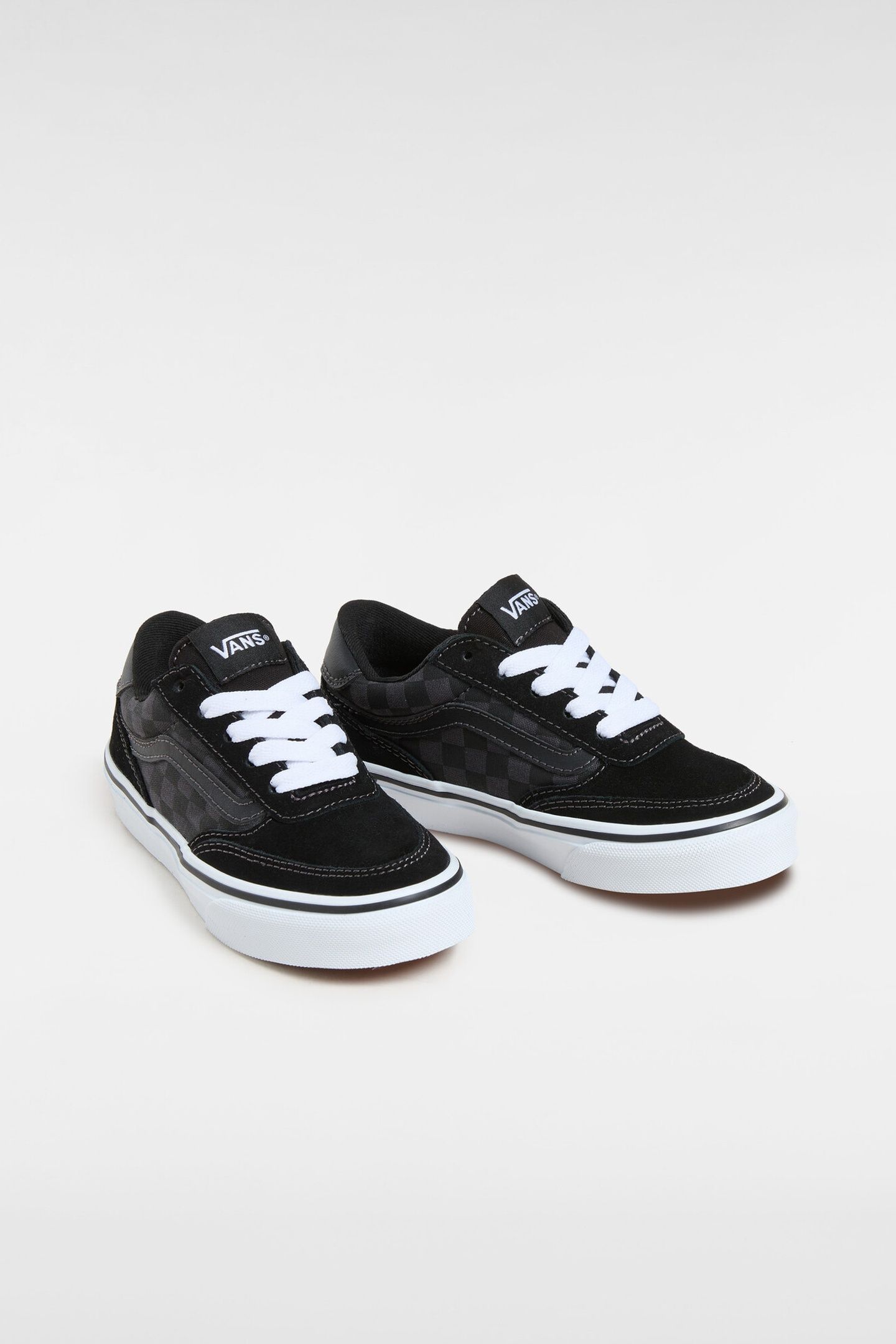 YOUTH BROOKLYN LS CHECKERBOARD BLACK/ASPHALT 4