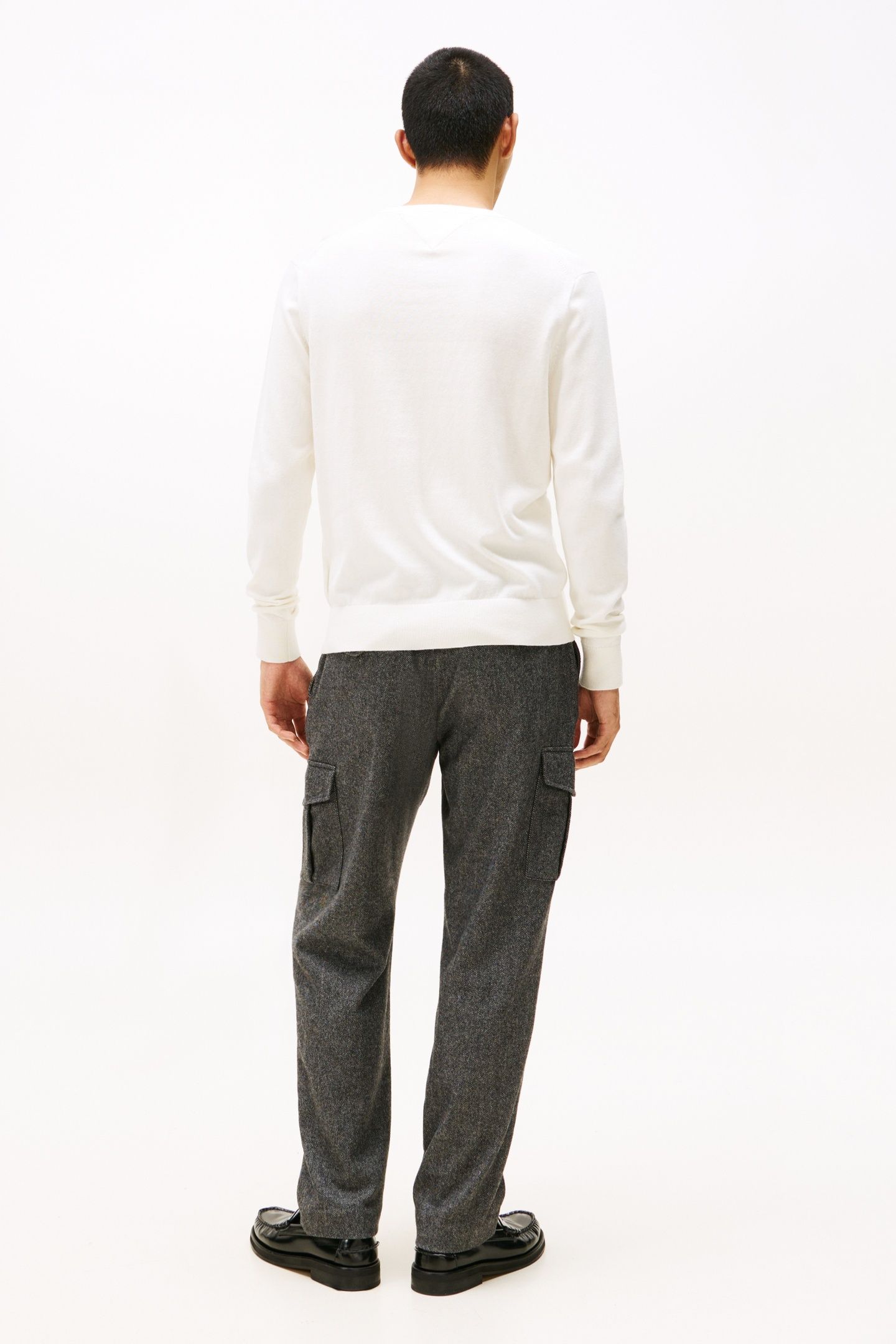 PIMA COTTON CASHMERE SWEATER IVORY PETAL 6