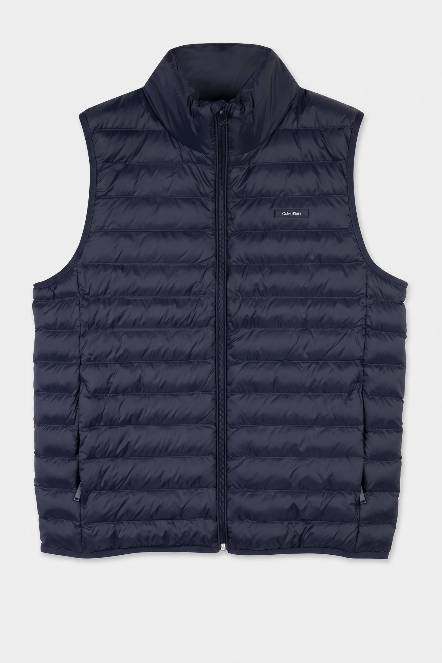 SLEEVELESS LIGHT WEIGHT NYLON VEST DARK SAPPHIRE 3