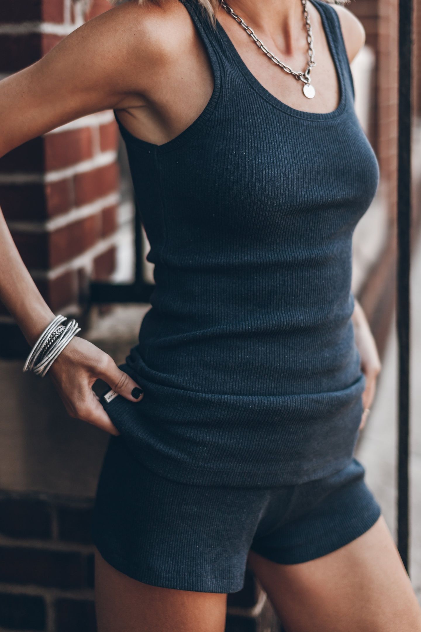 THE RECYCLED DENIM TANK TOP 1