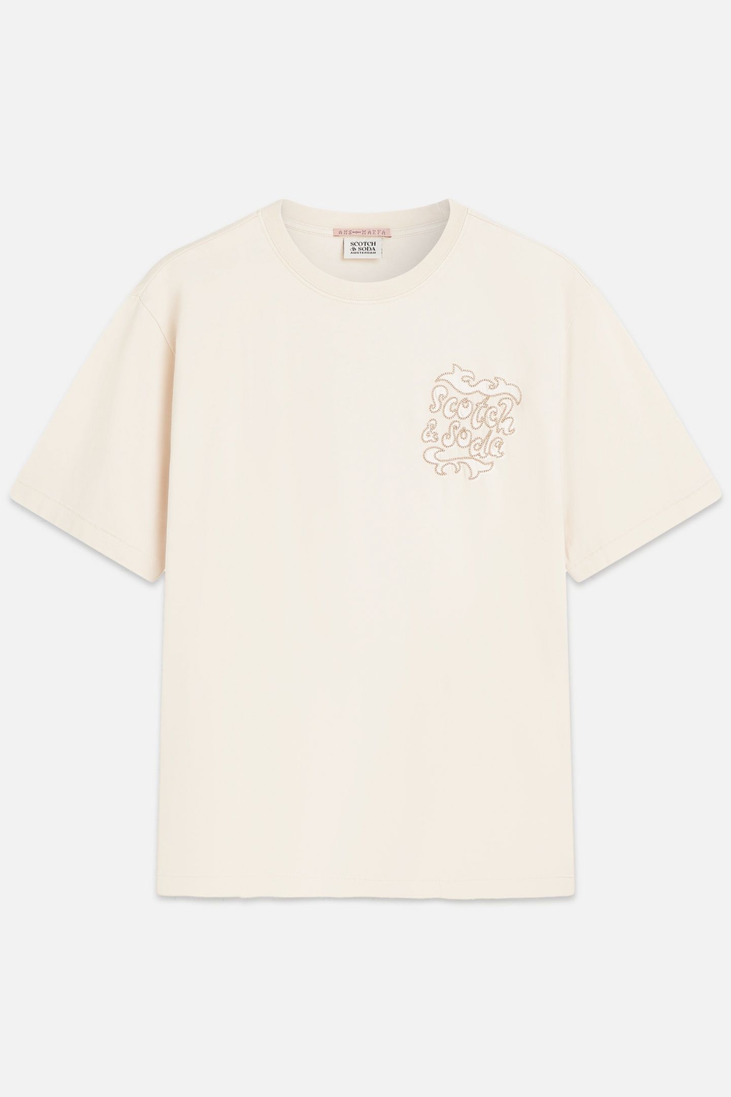 WASHED ARTWORK LOOSE-FIT T-SHIRT EGGNOG 4