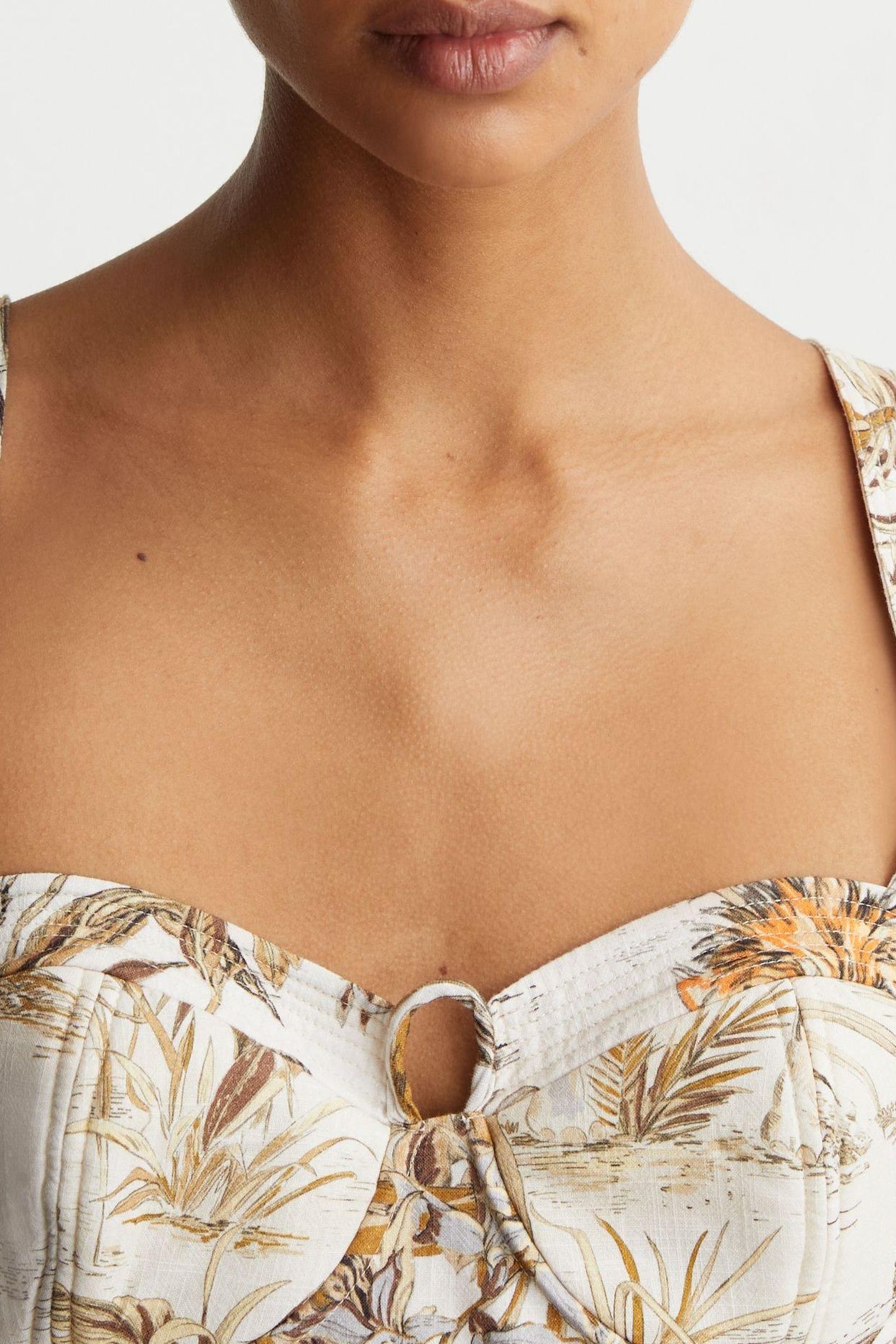 BUSTIER PRINTED TOP NEUTRAL 6