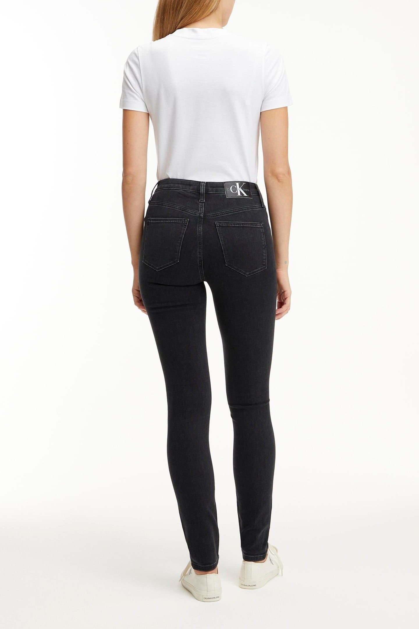 HIGH RISE SKINNY DENIM BLACK 2