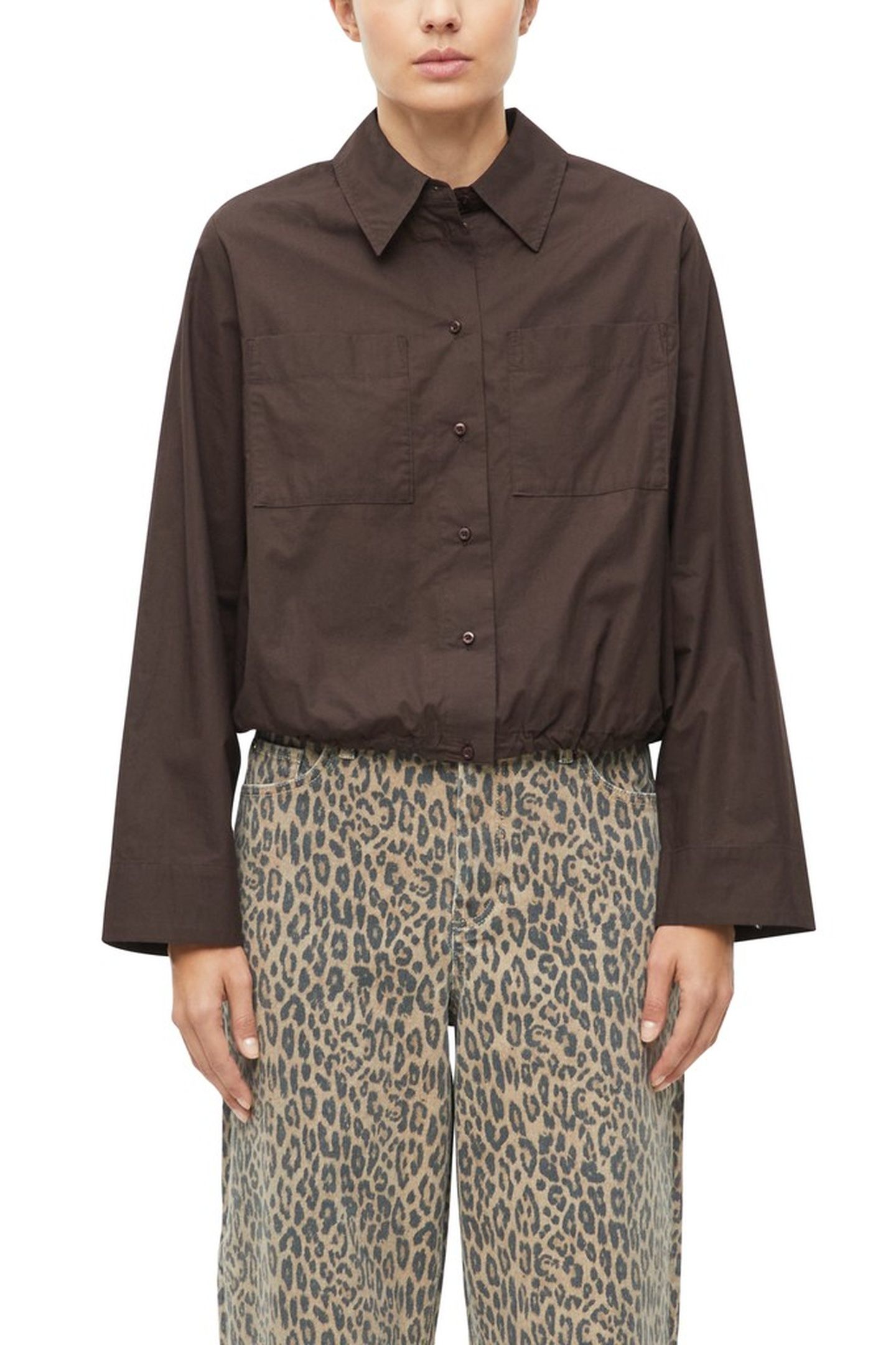 S.OLIVER BLOUSES BROWN 1