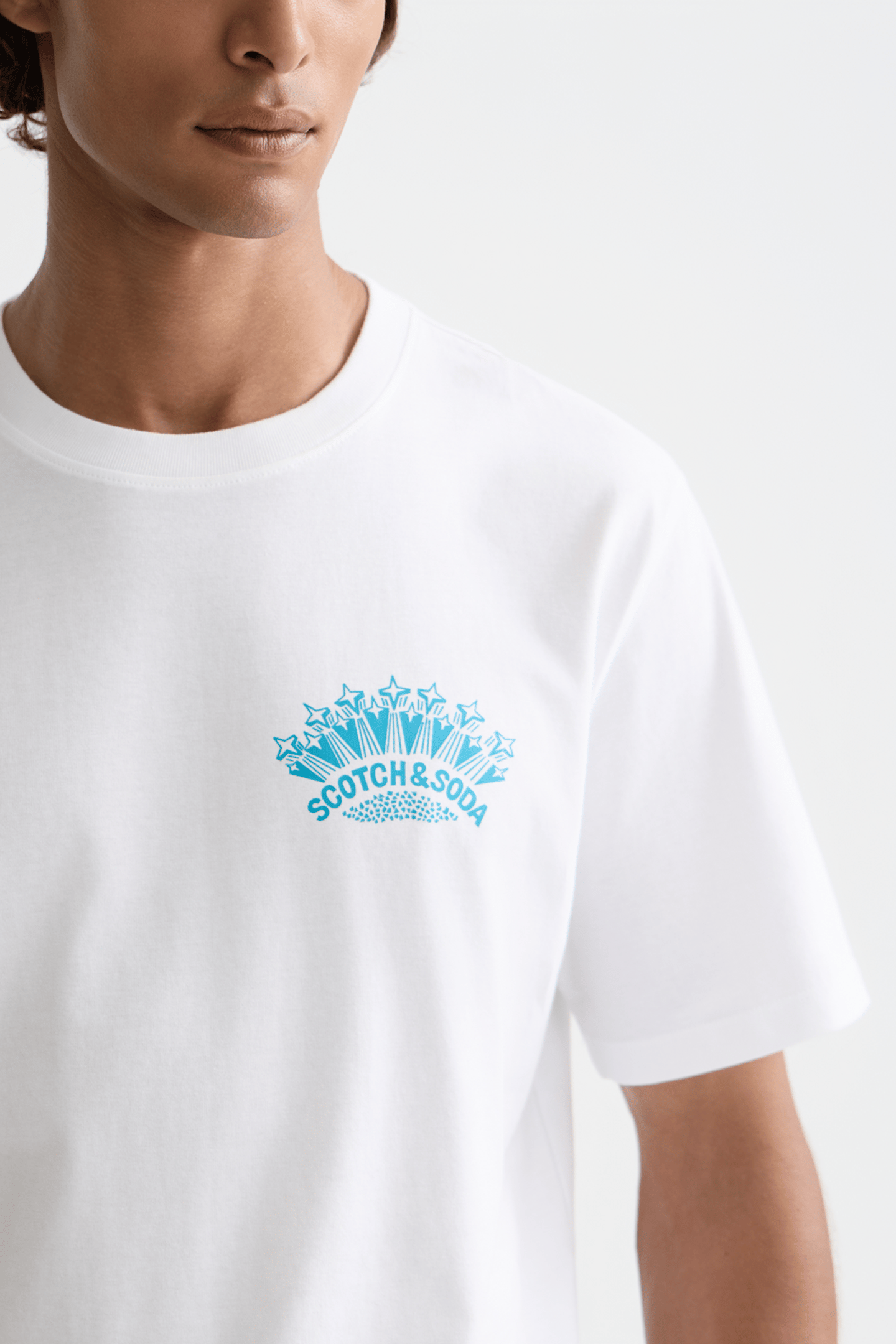 FRONT AND BACK ARTWORK REGULAR-FIT T-SHIRT WHITE/PASTEL 6