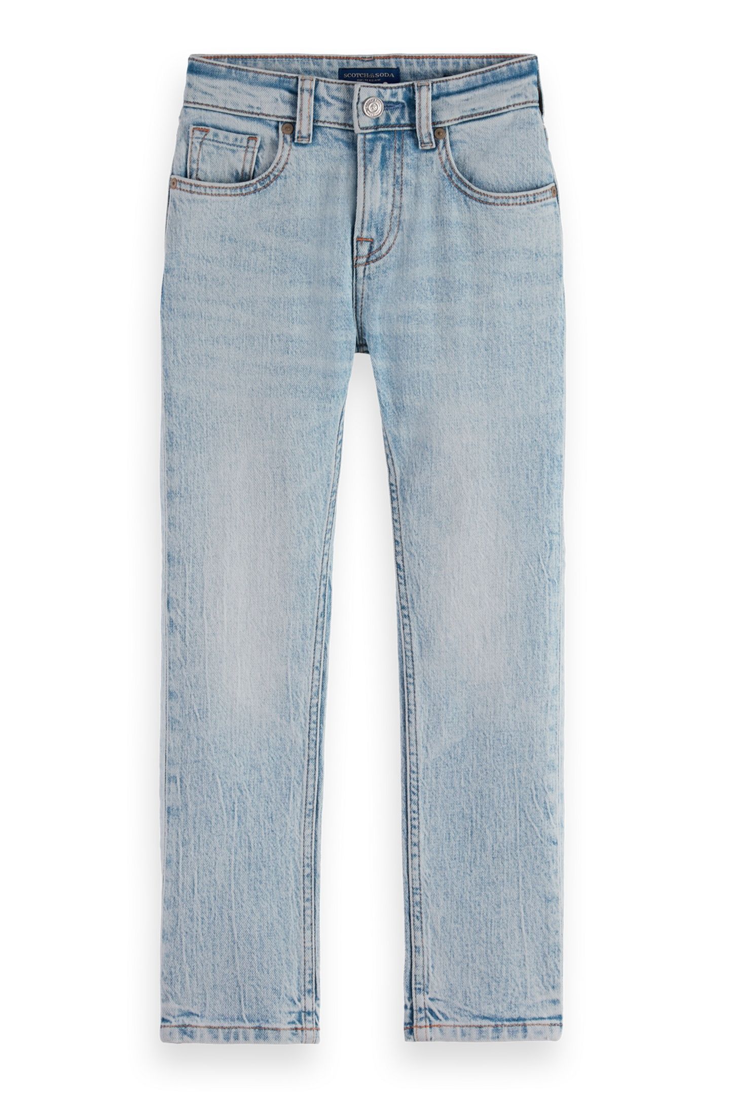 BOYS DEAN LOOSE TAPERED JEANS SPRING LIGHTS MEDIUM BLUE 1
