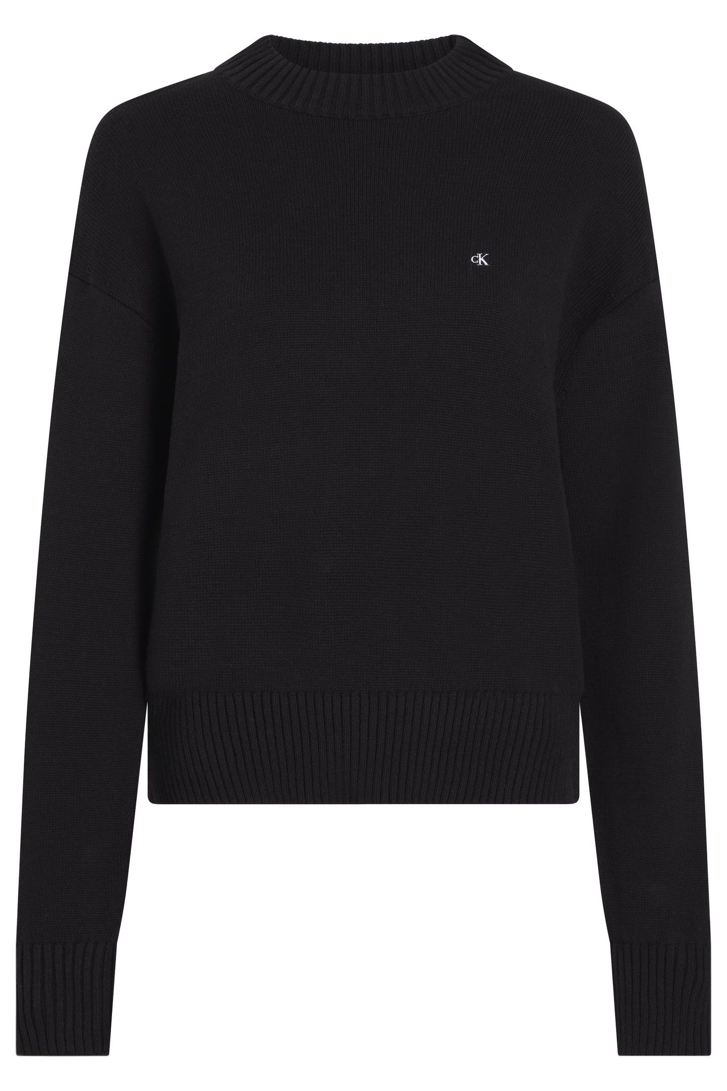MONOGRAM EMBRO CREWNECK BLACK 1