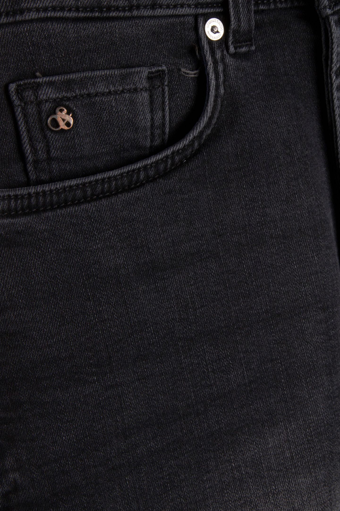 CORE THE RAY CUT OFF DENIM SHORT - BLACK NIGHT 4