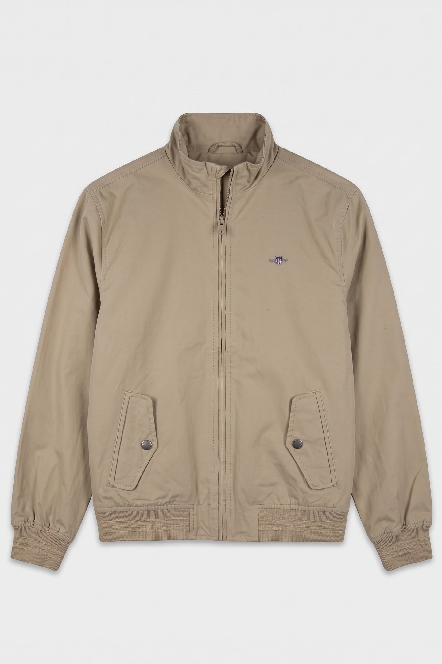 TEEN BOYS LIGHTWEIGHT HARRINGTON JACKET OAT BEIGE 2