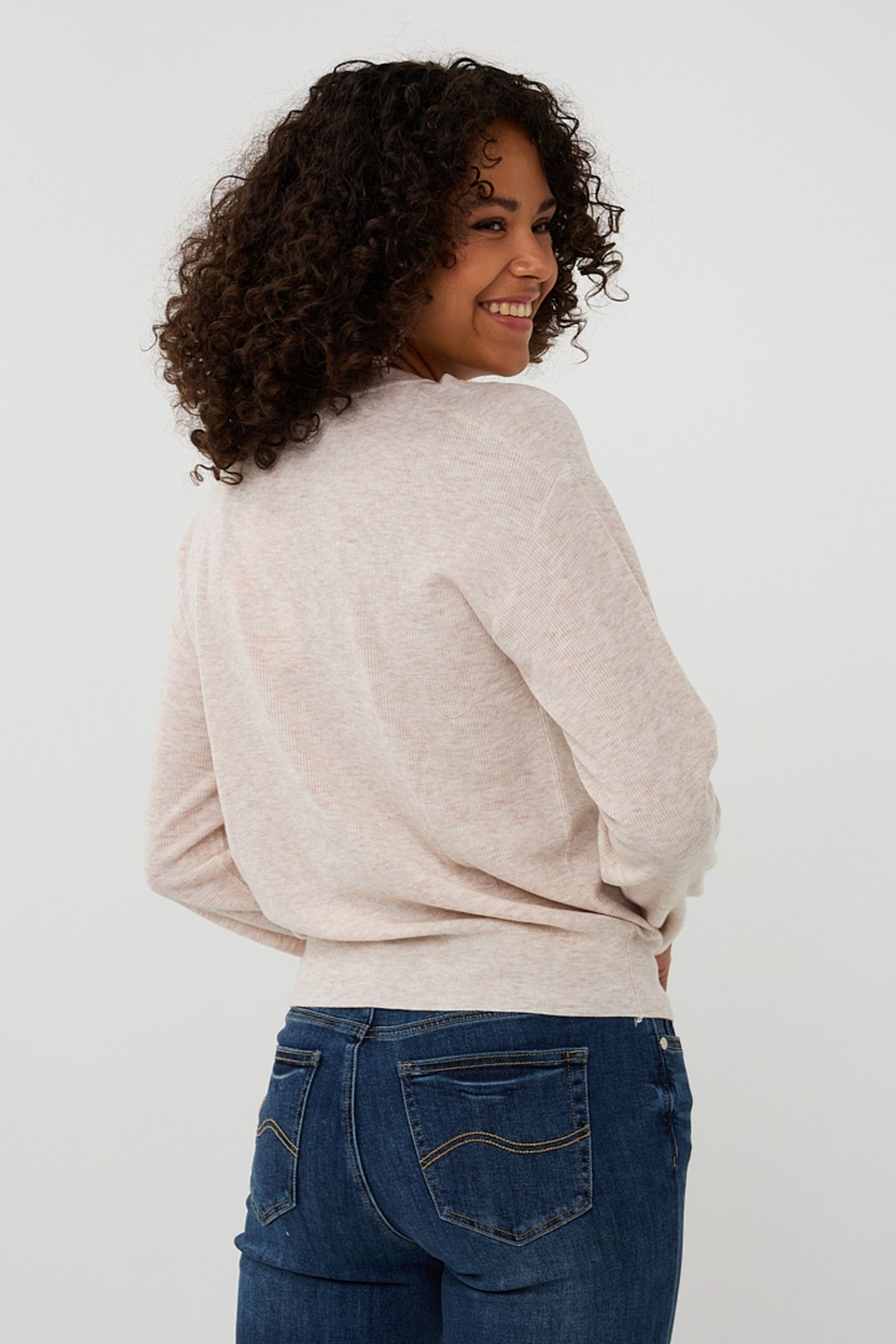 SWEATER L/SLVE TWIST NATURAL 2