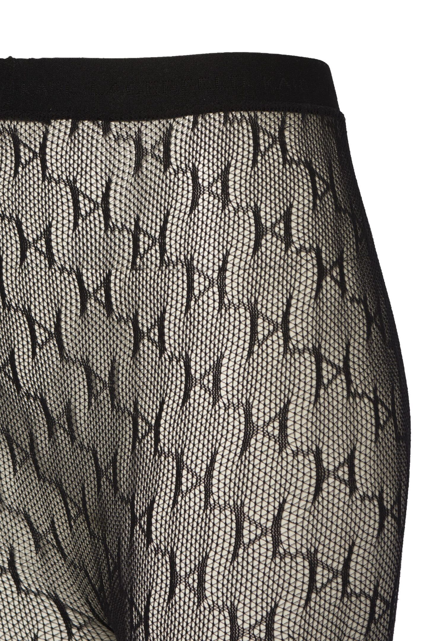 K/MONOGRAM PARTY TIGHTS BLACK 4
