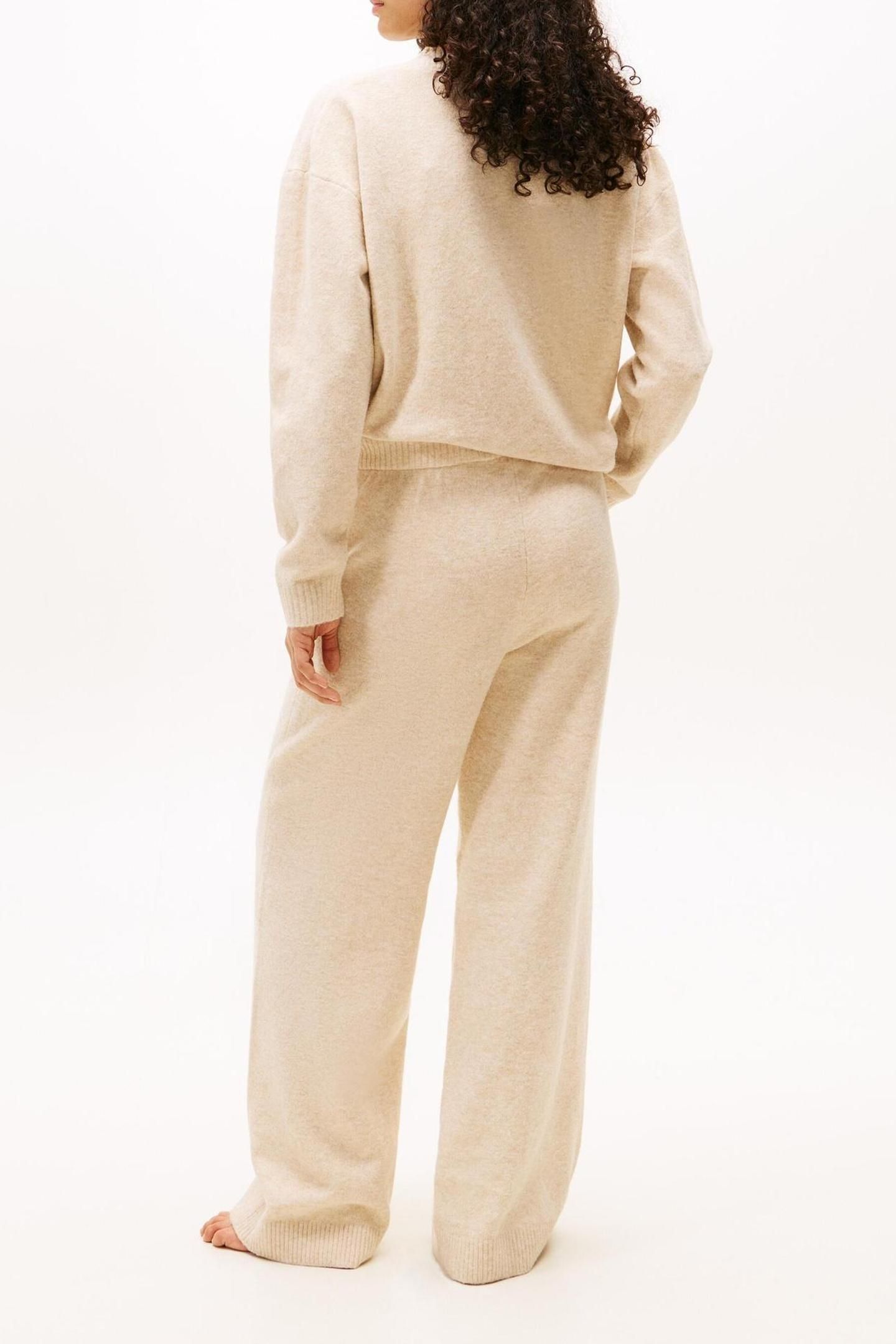 KNIT PANTS HEATHERED OAT 3