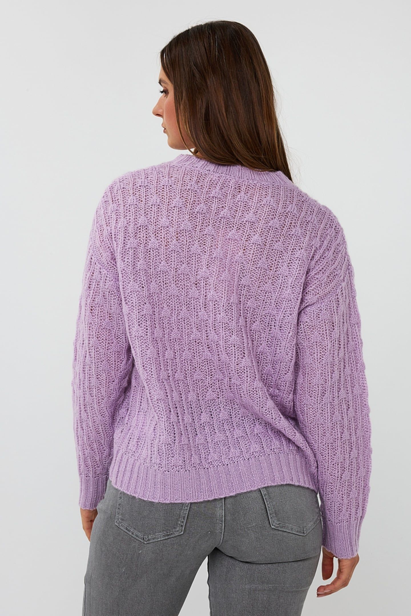 SWEATER AJOUR LIGHT VIOLET 4
