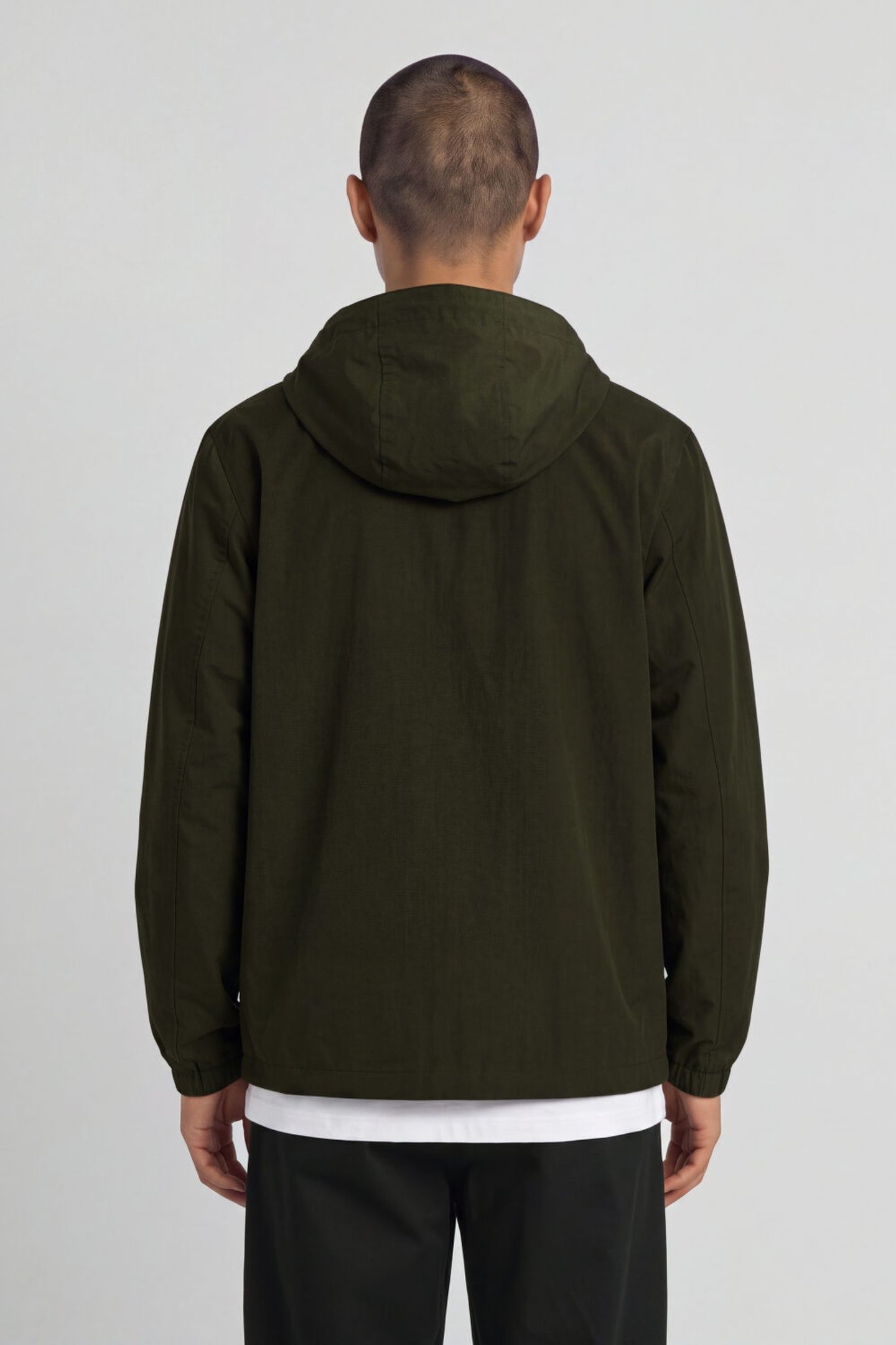 ZIP THROUGH JACKET OLIVE 3