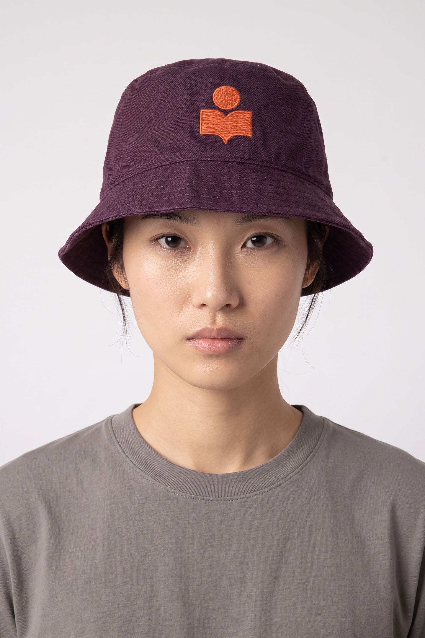 HALEY HAT PLUM ORANGE 1