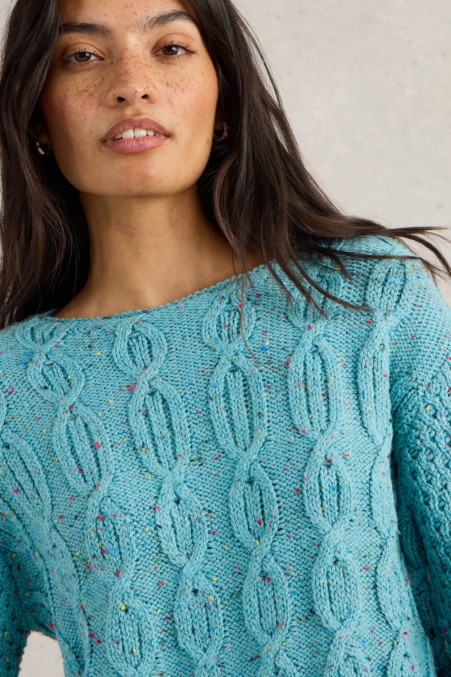CABLE NEP JUMPER MID BLUE 4