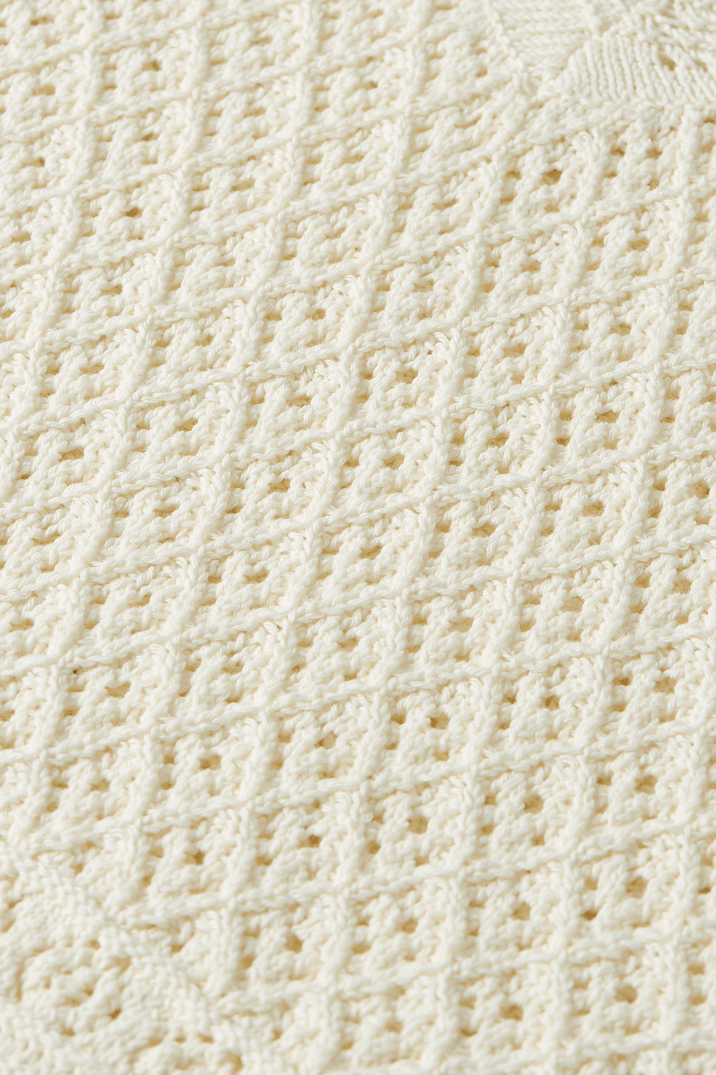 POINTELLE STITCH V NECK PULLOVER EGGNOG 7