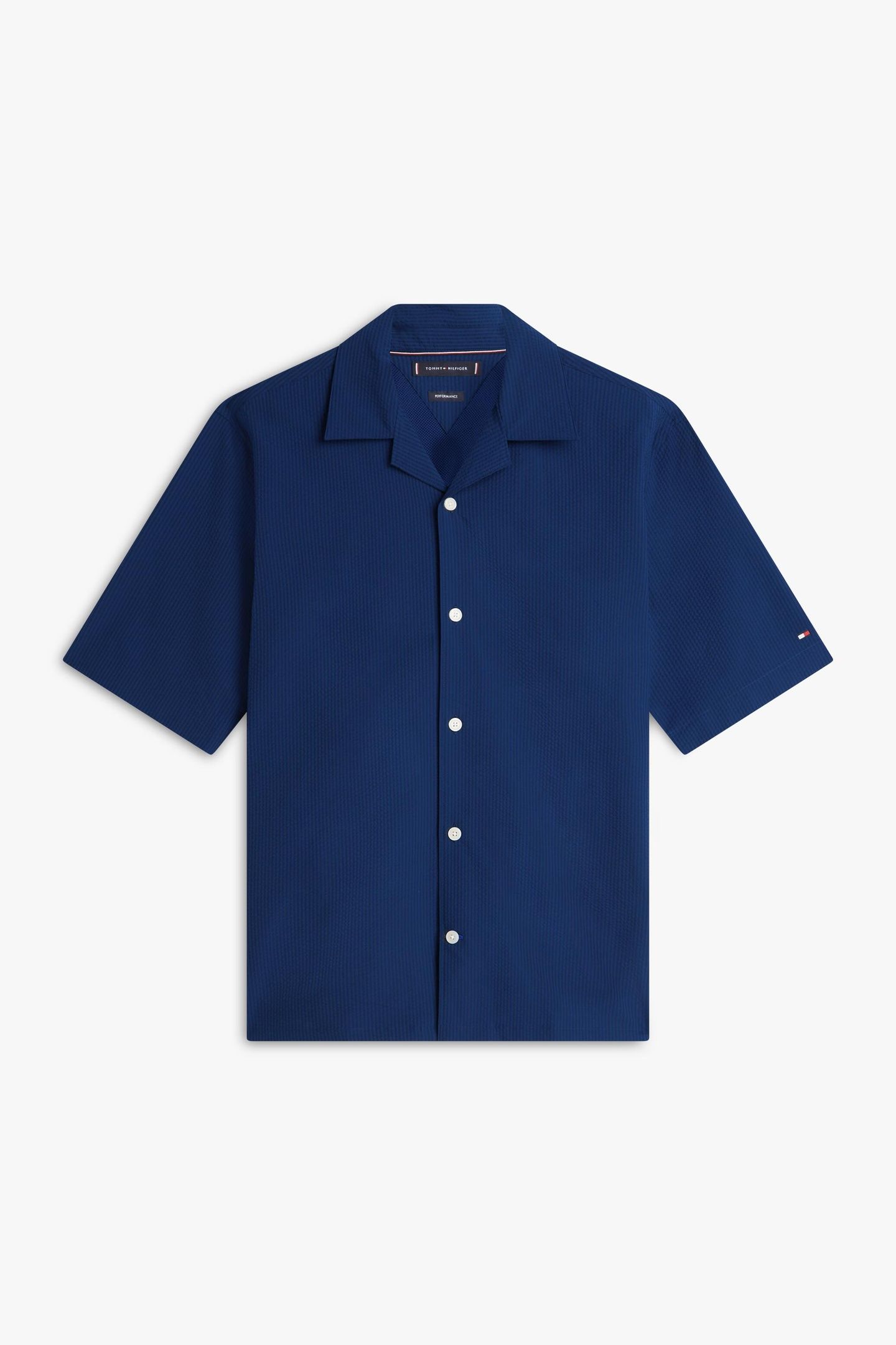PERFORMANCE SEERSUCK CARBON NAVY/BLACK STRIPE 3
