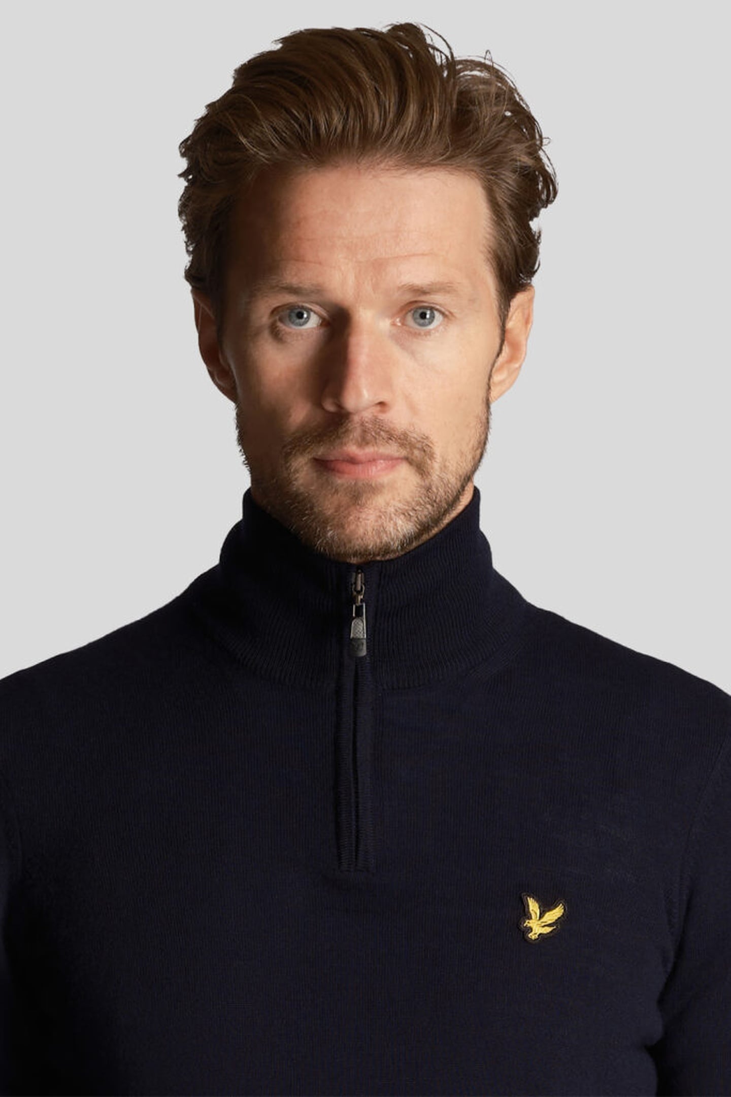 GOLF CORE 1/4 ZIP MERINO MIX DARK NAVY 5