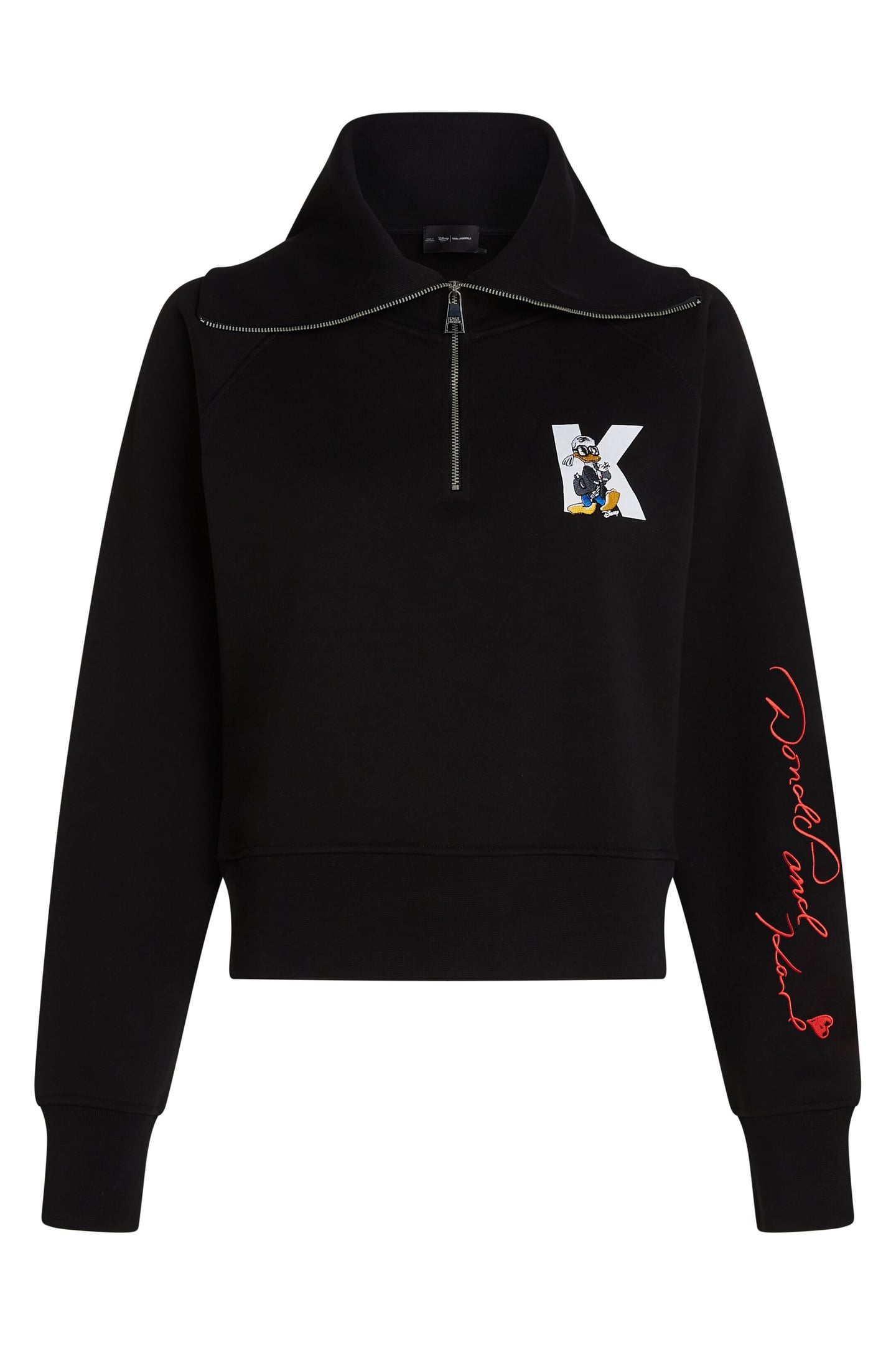 KLXDISNEY 1/2 ZIP SWEATSHIRT BLACK 4