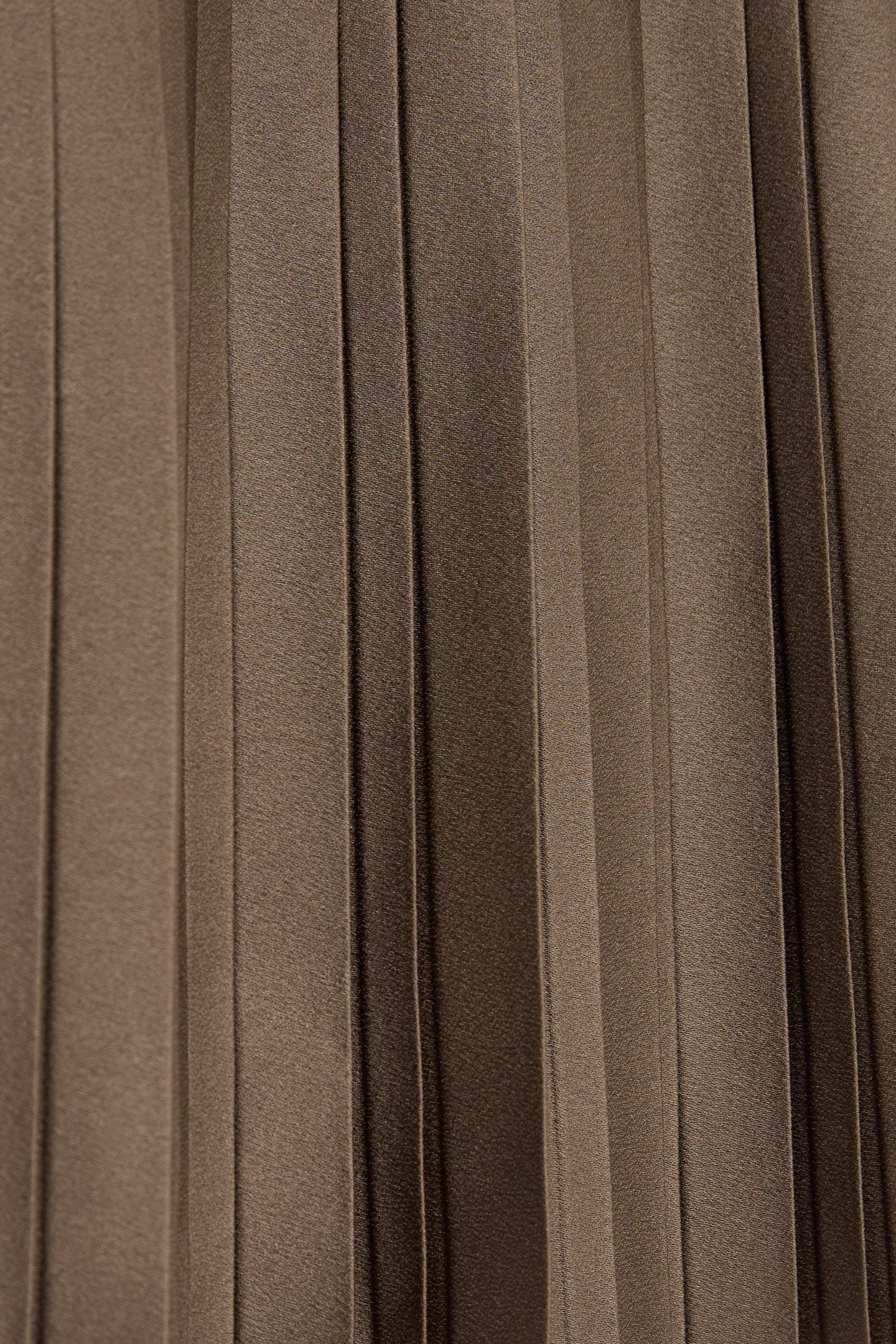 MINI PLEAT SKIRT MOCHA BROWN 3