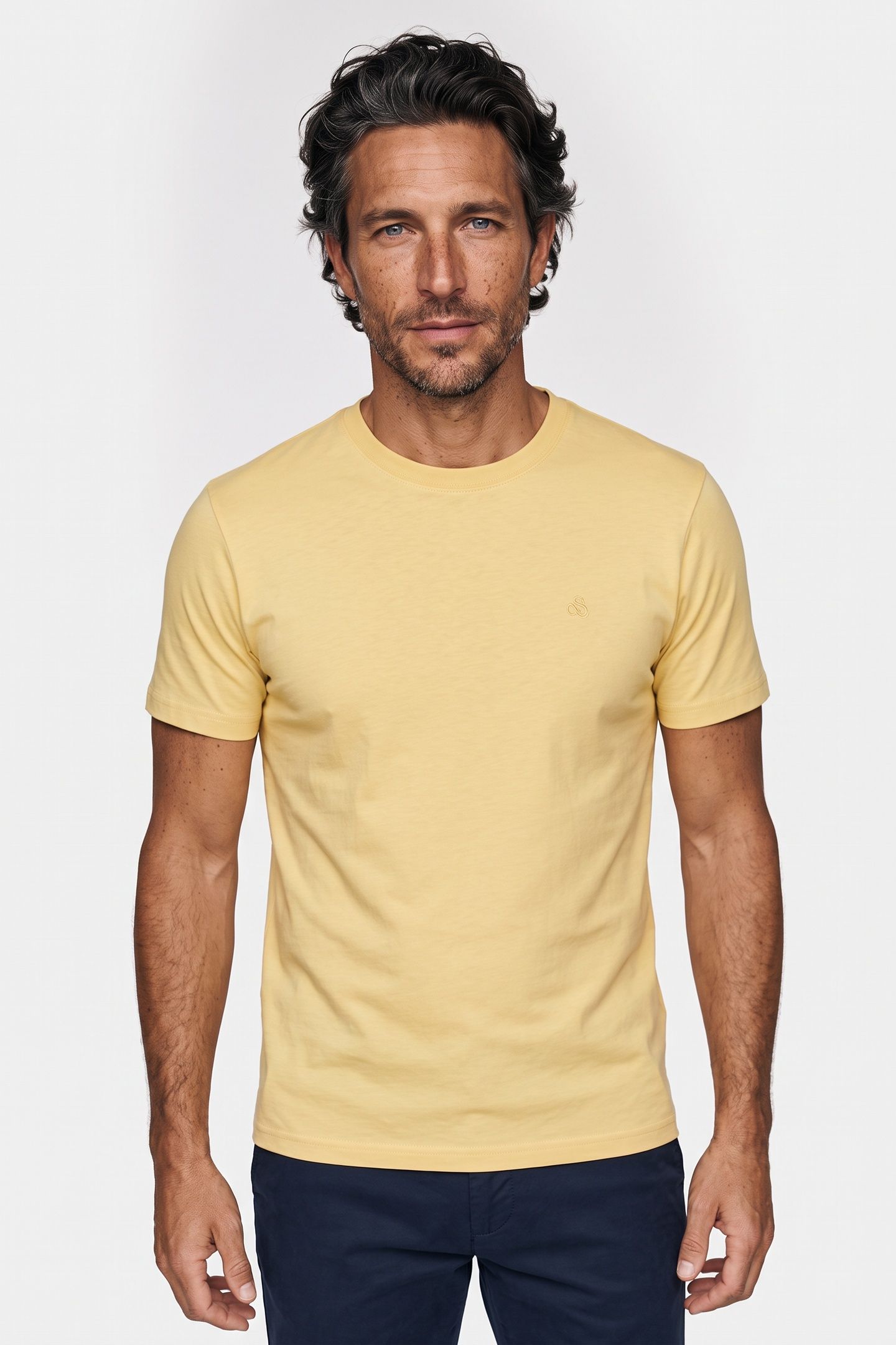 SEASONAL CORE CHEST LOGO REGULARFIT TSHIRT MED YELLOW 1