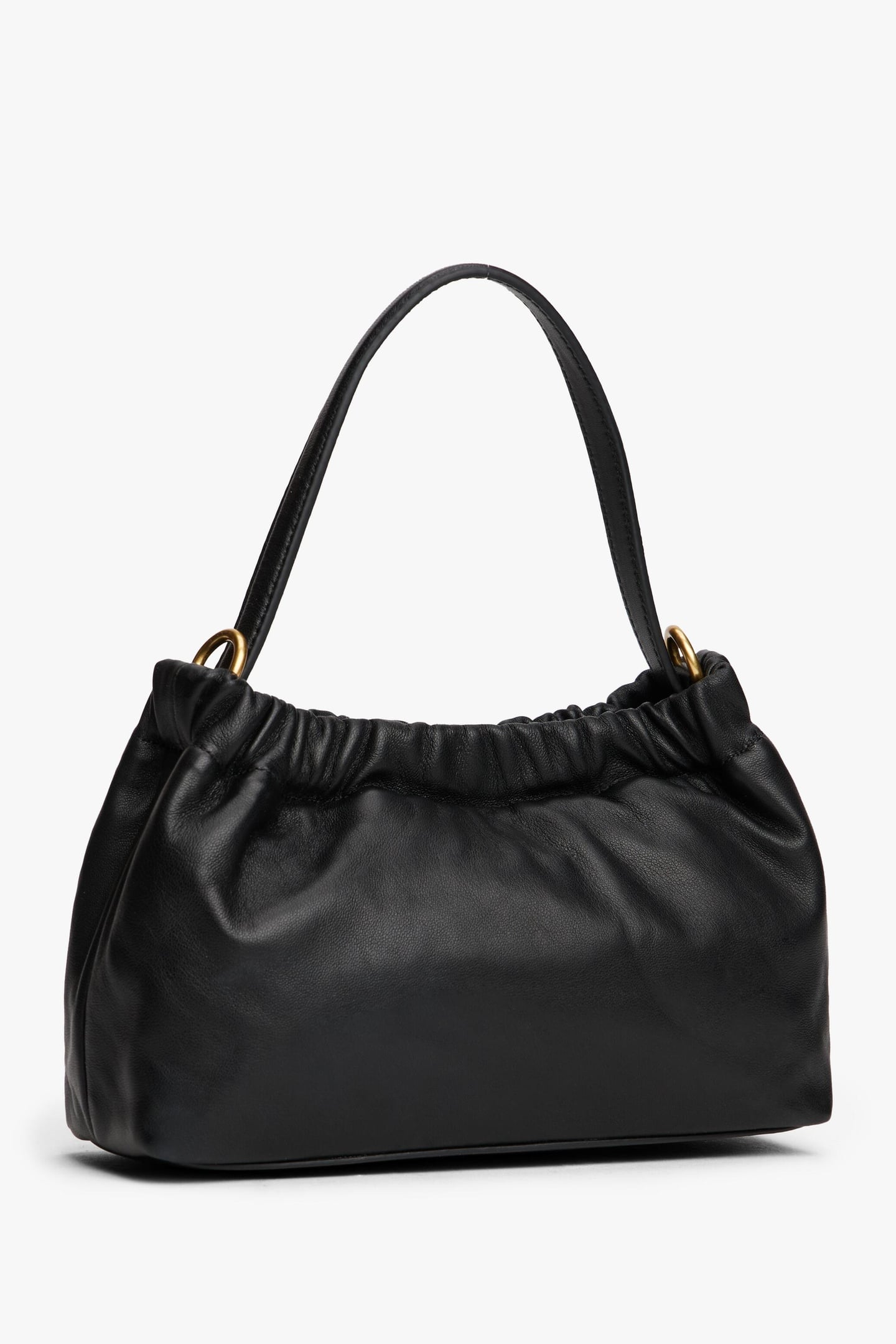 SOFT LEATHER MINI CROSSOVER BLACK 2