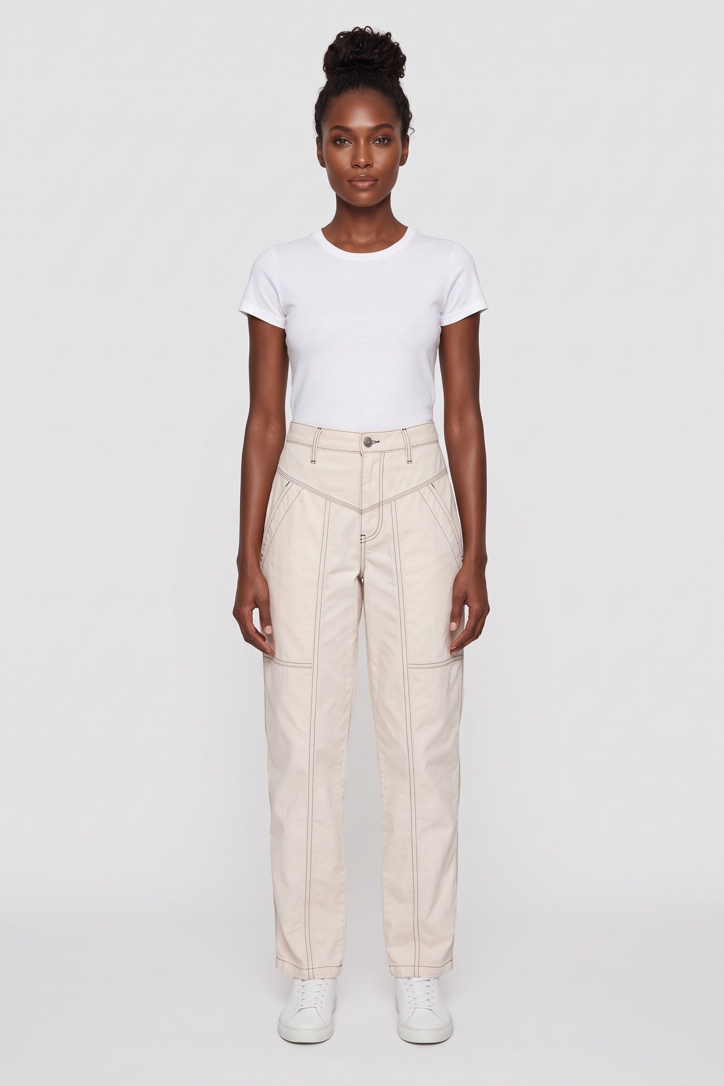 DENZEL PANTS ECRU 1