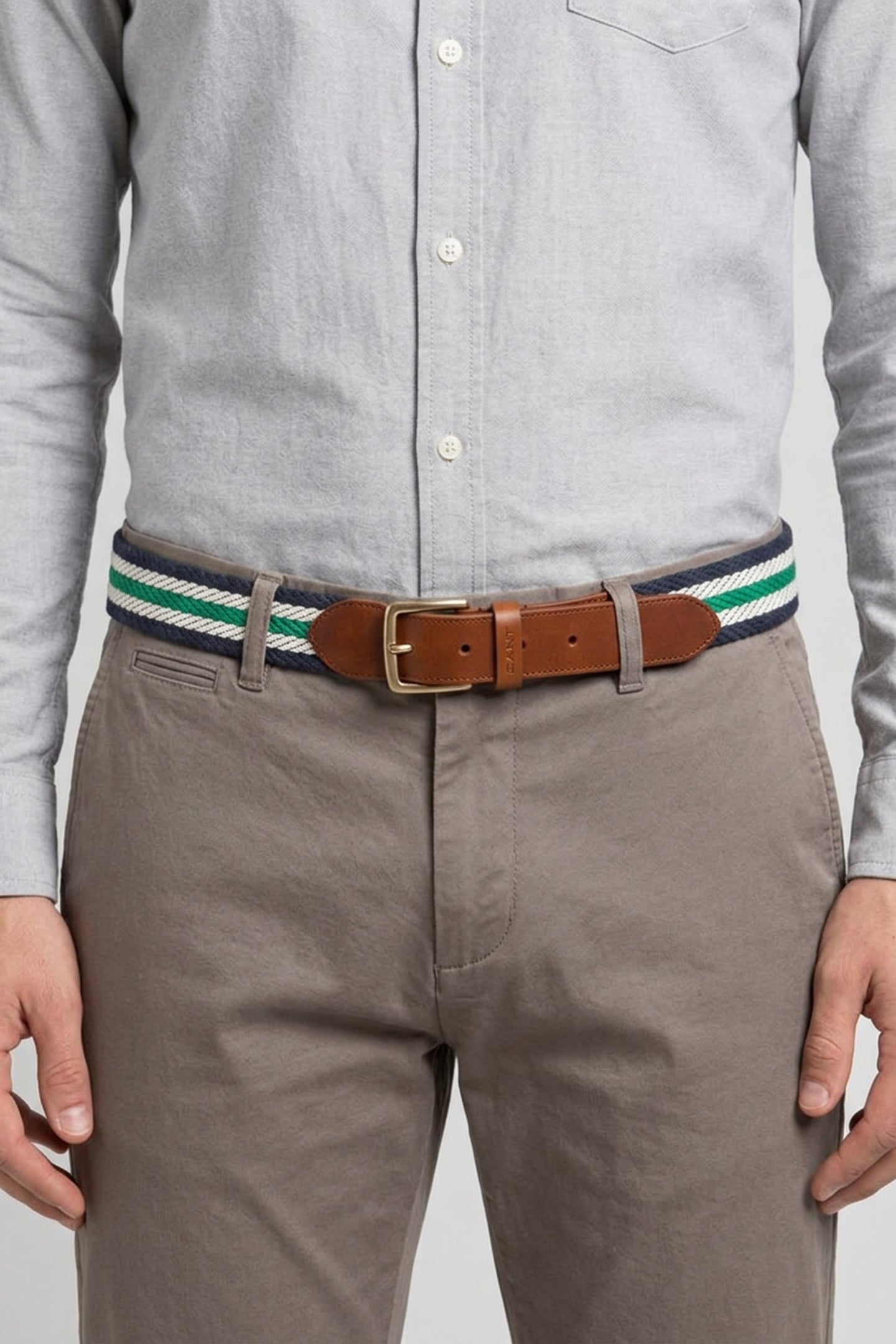 STRIPE WEBBING BELT LAVISH GREEN 4