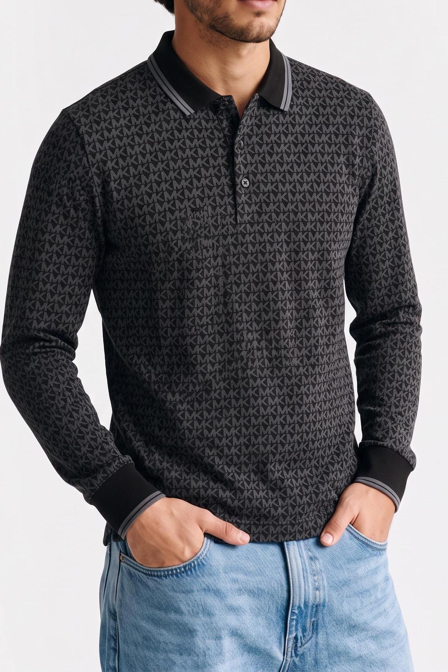 LS MK SIGNATURE POLO BLACK 1