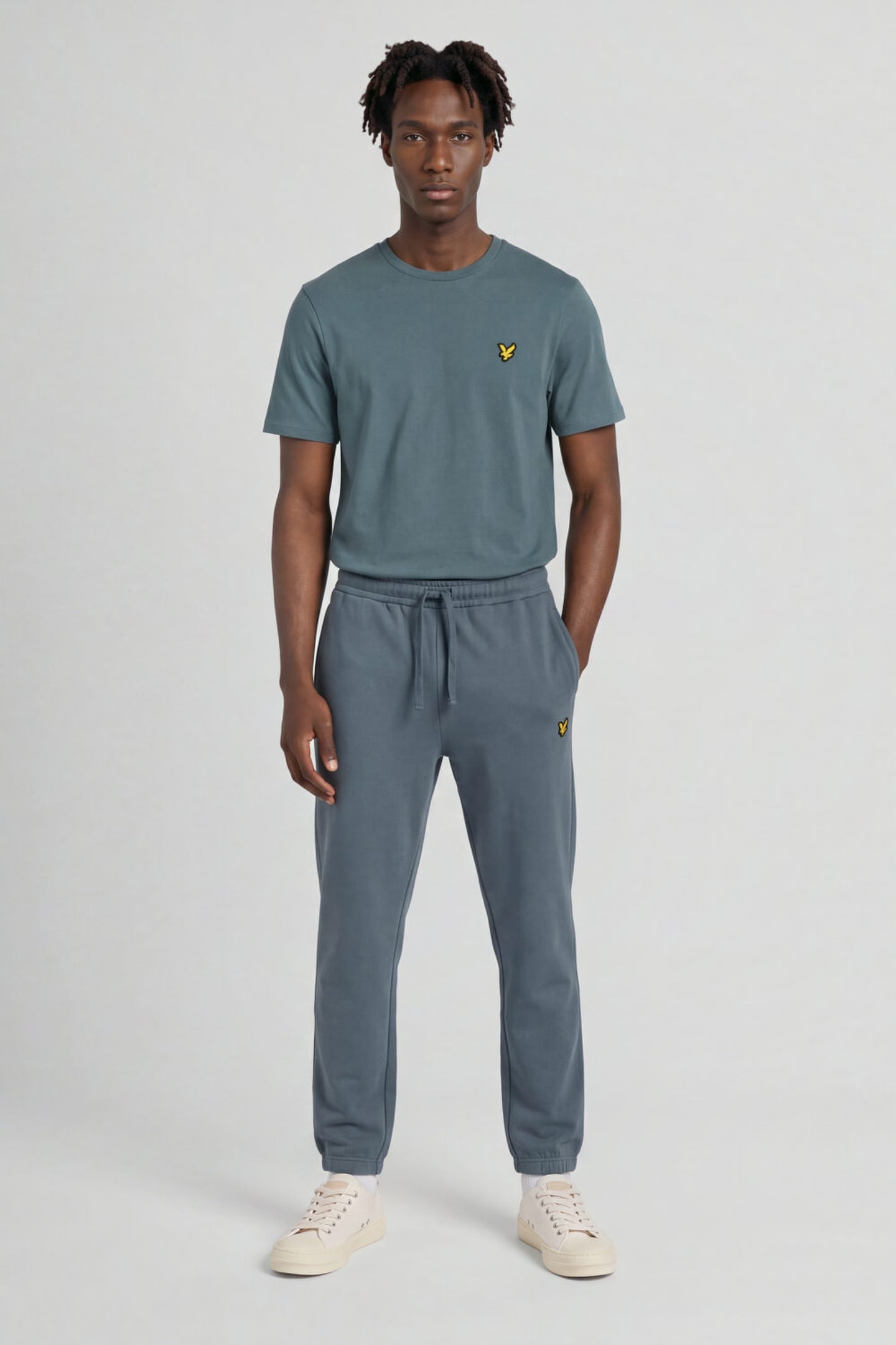 SLIM SWEATPANT SILVER PINE 3