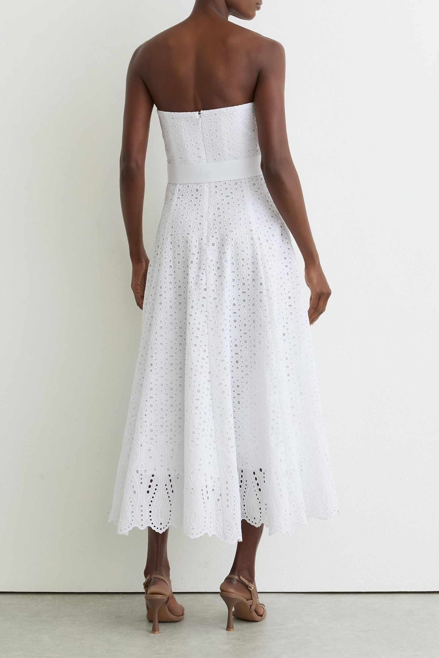 LACE BUSTIER DRESS WHITE 2