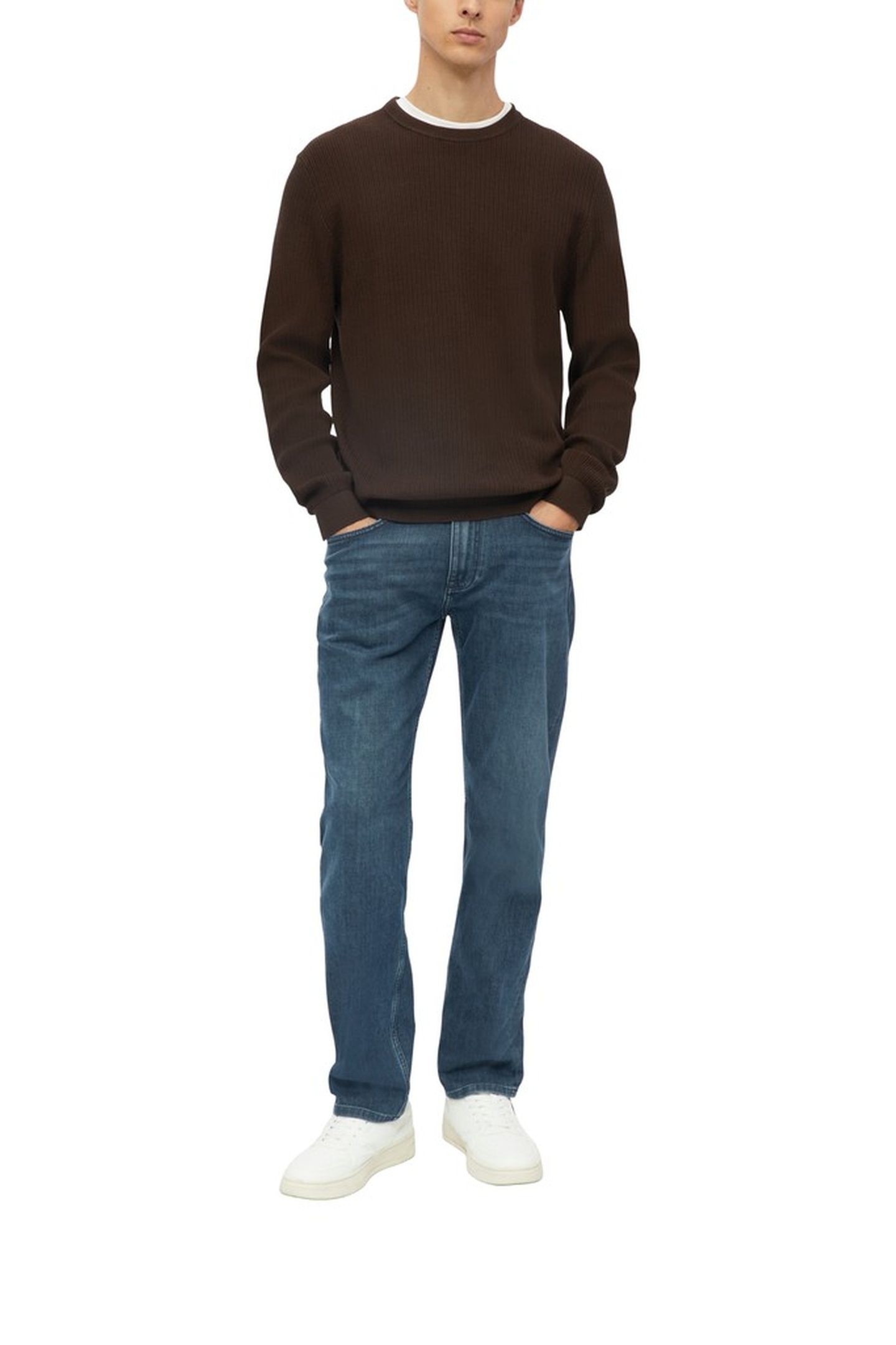 S.OLIVER PULLOVERS BROWN 2