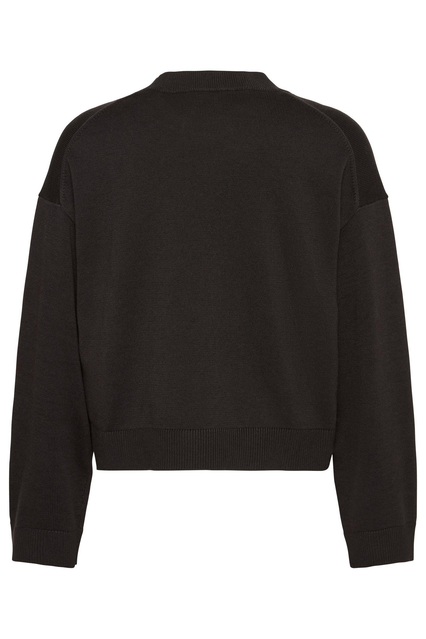 LONG SLEEVE SMOOTH CREW BLACK 2