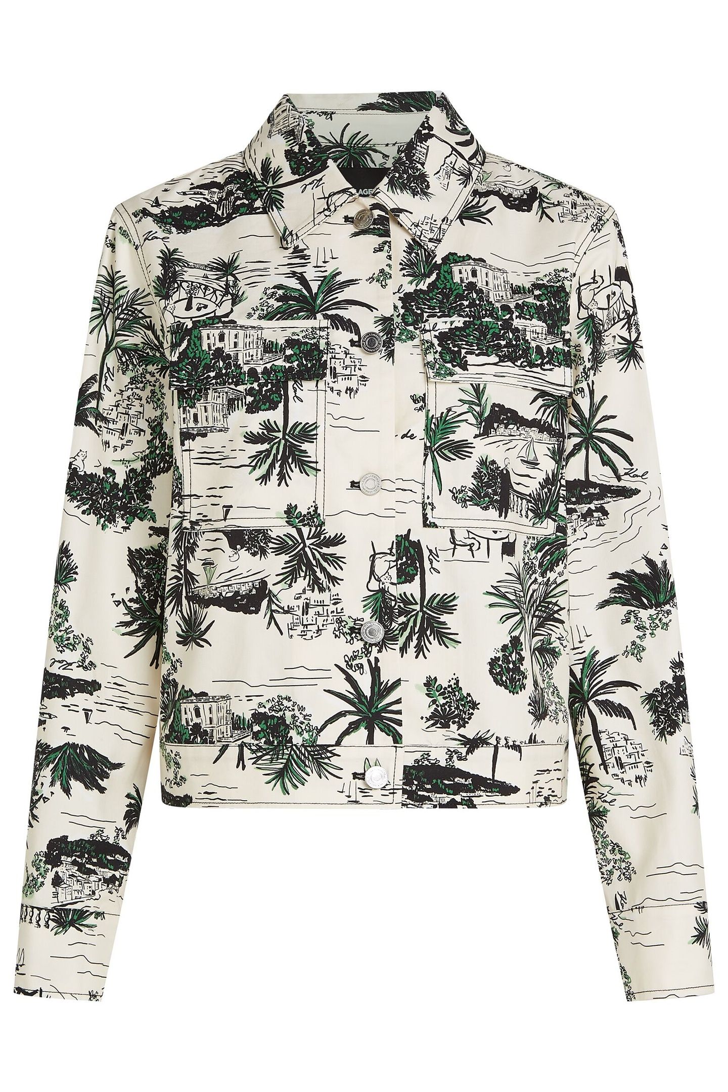 PRINTED BLOUSON BLACK 4