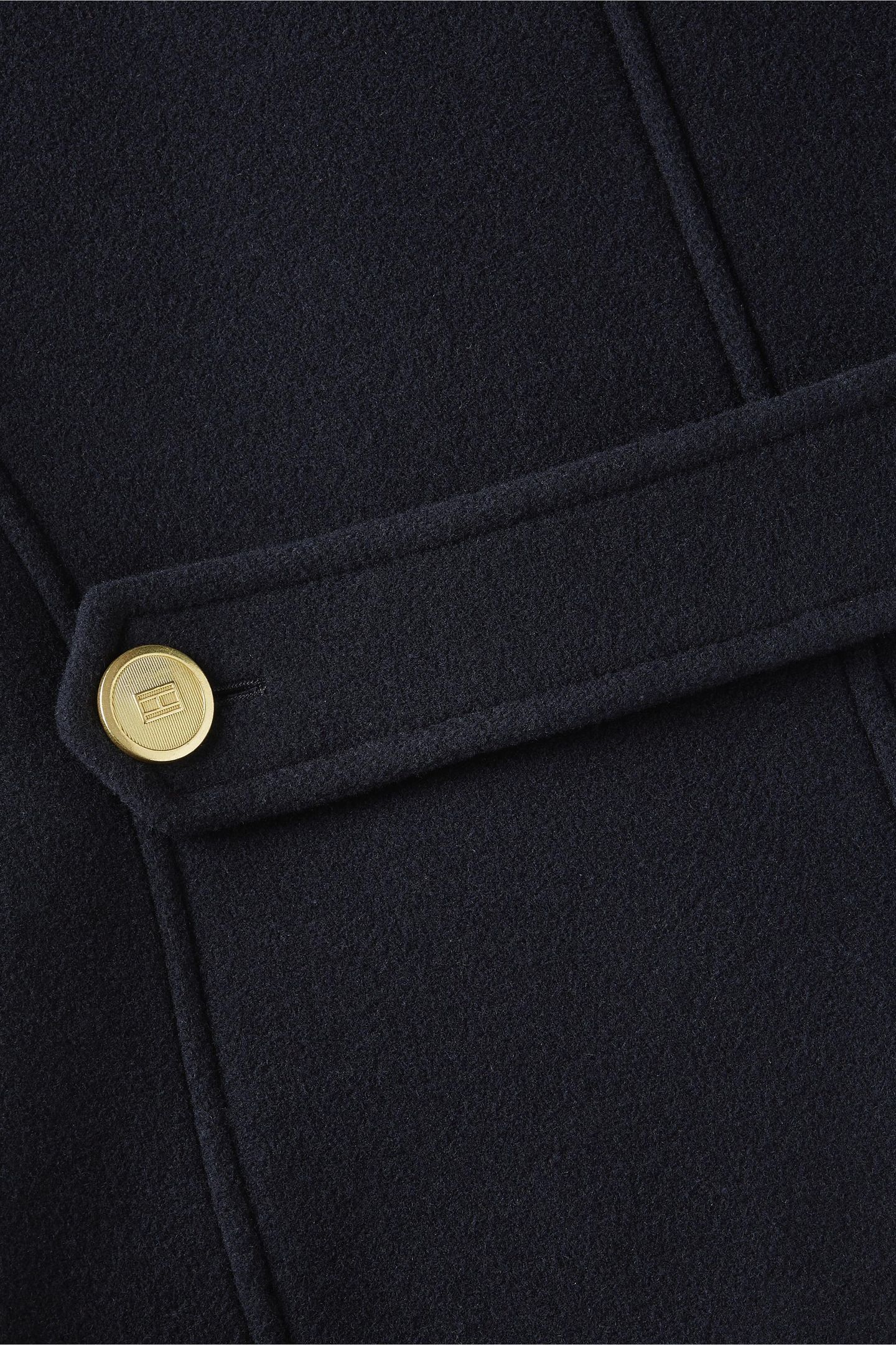 WOOL GOLD BUTTON DESERT SKY 8