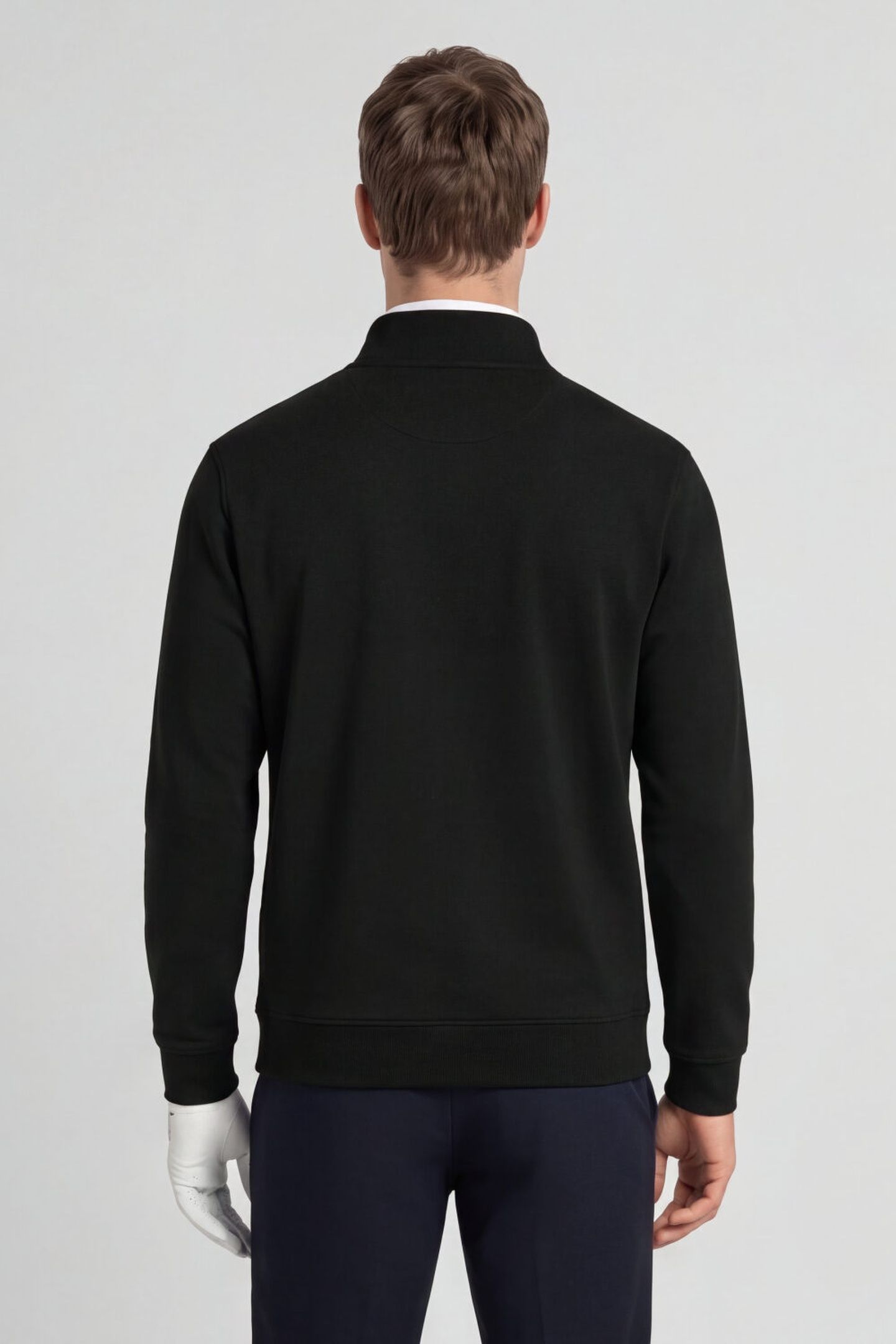 GOLF HALF ZIP WINDJAMMER MIDLAYER JET BLACK 2