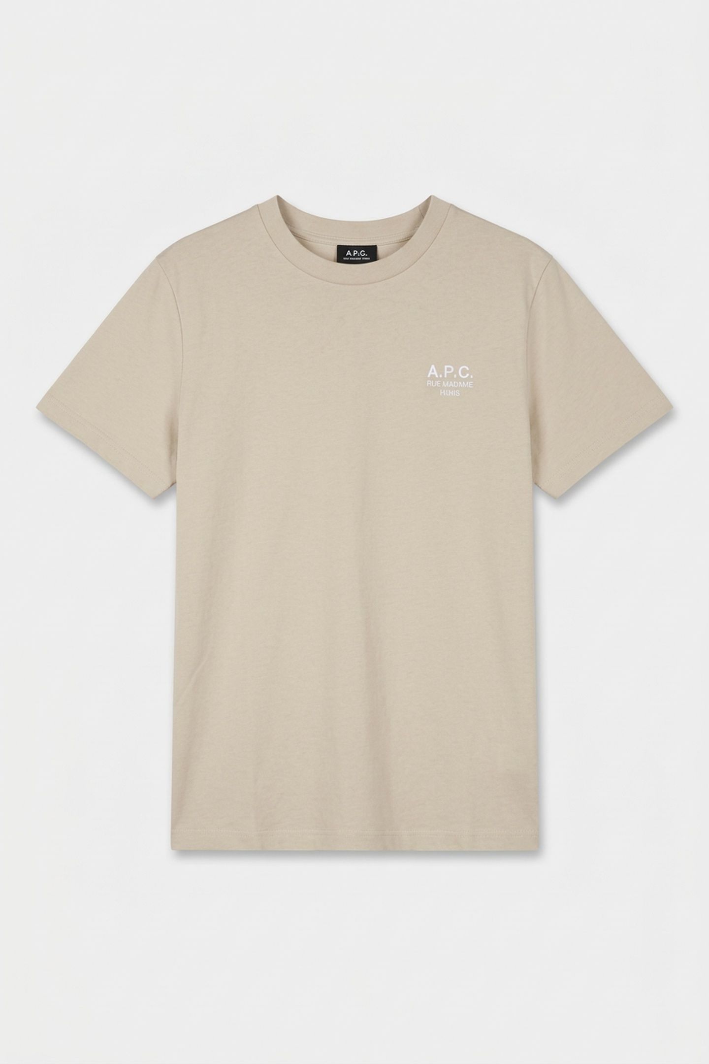 UNISEX T-SHIRT STANDARD RUE MADAME PUTTY/WHITE 6