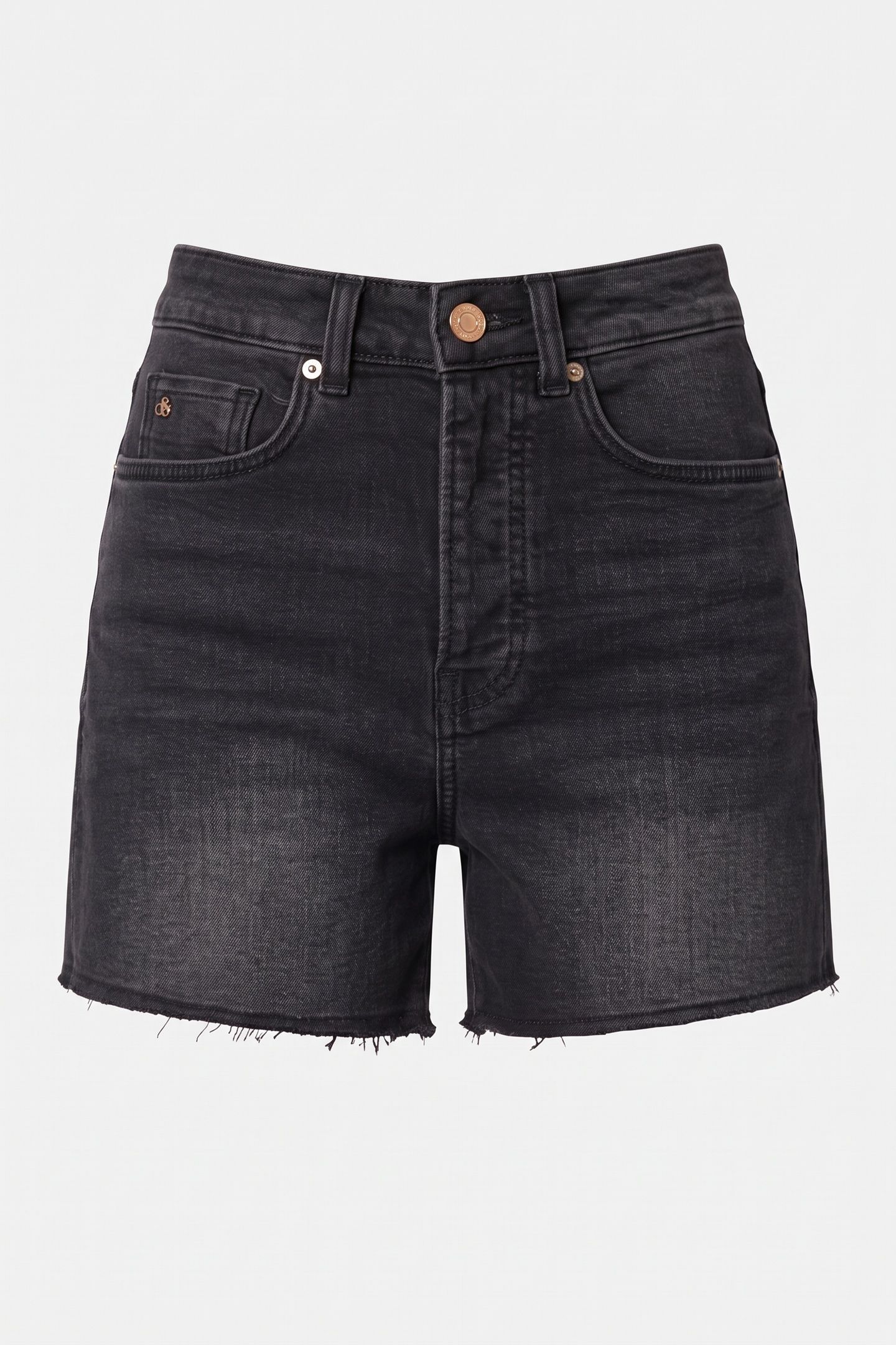 CORE THE RAY CUT OFF DENIM SHORT - BLACK NIGHT 3